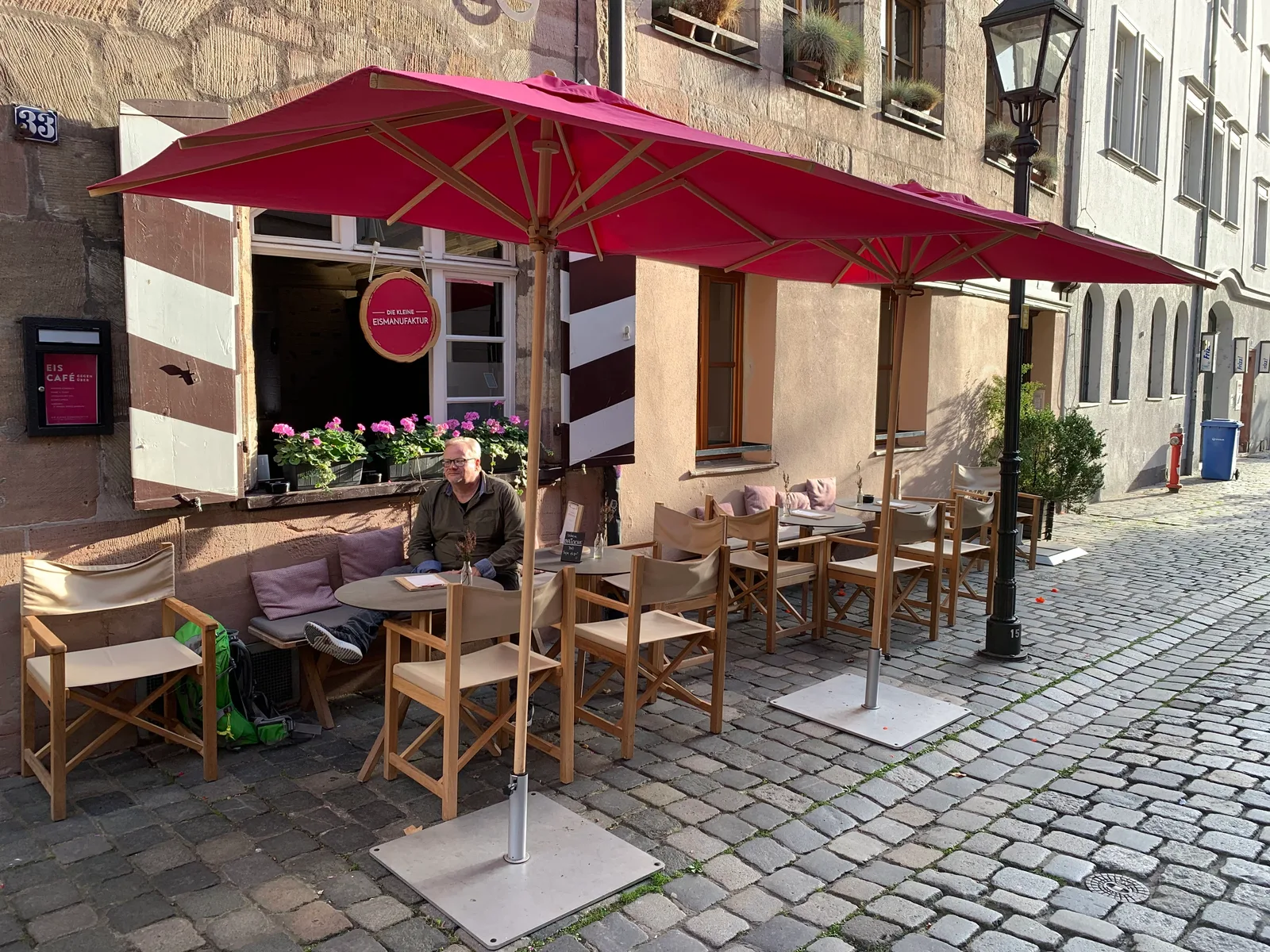 Main view at Die kleine Eismanufaktur Nuremberg — travel photo