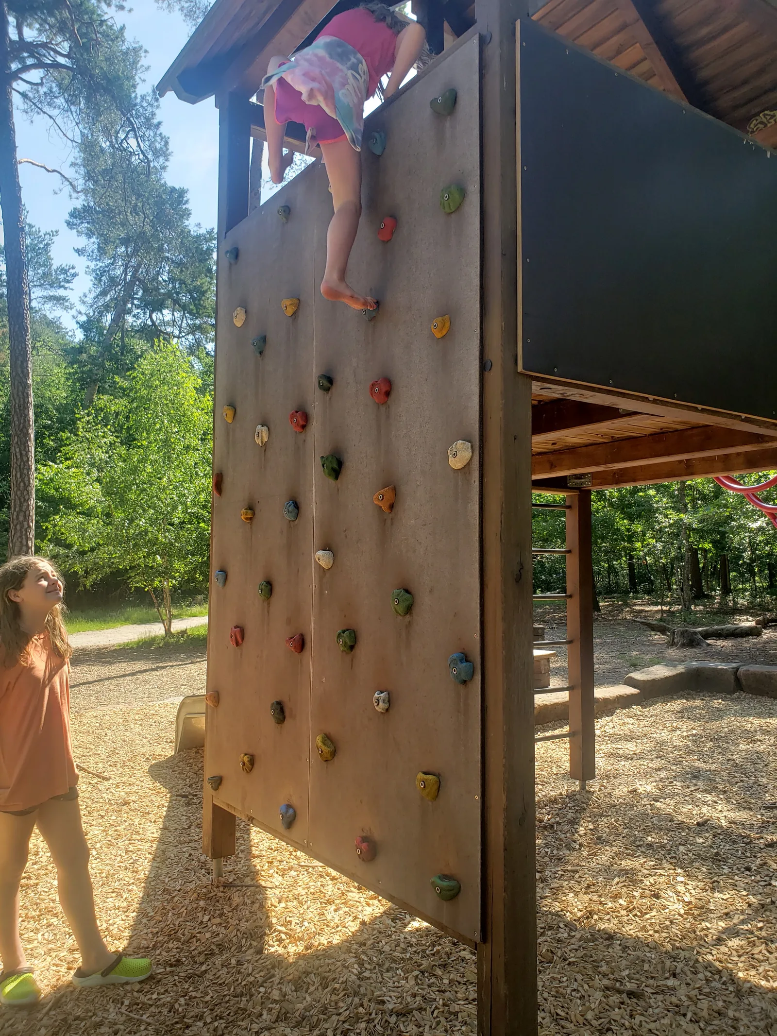 Details at Forest playground at Steinbrüchlein Nuremberg — travel photo