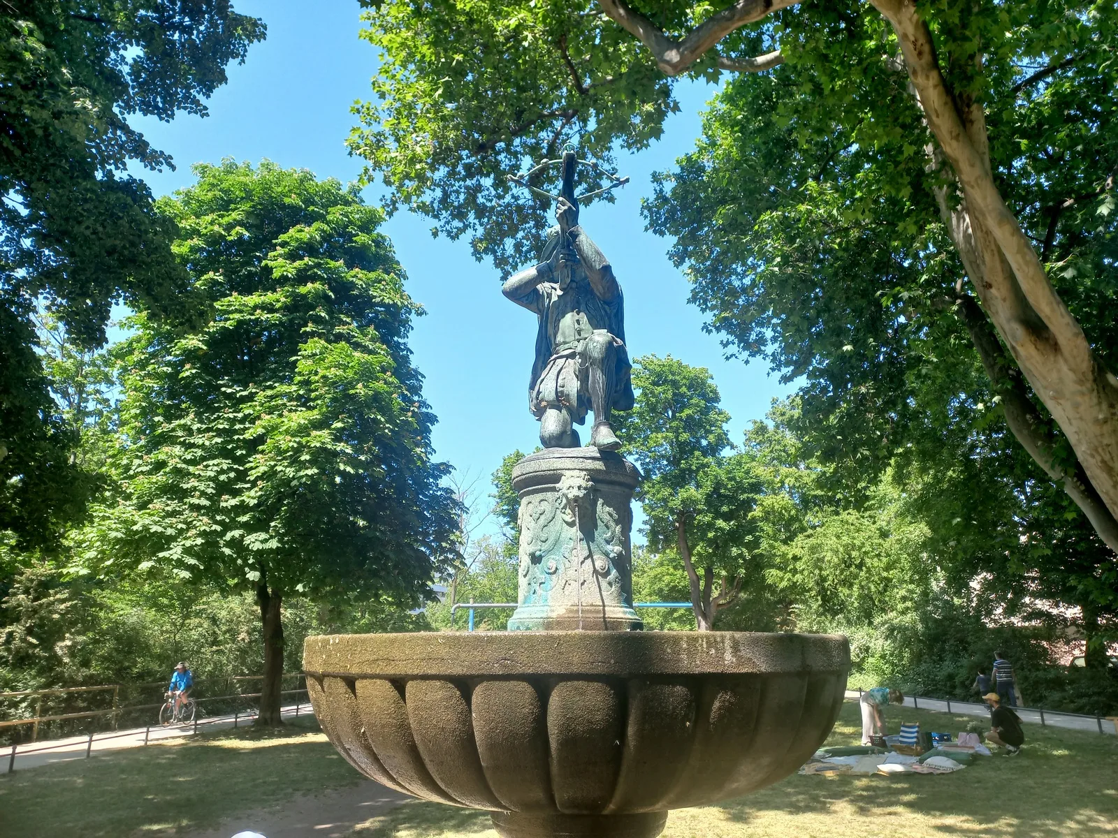 Details at Hallerwiese Nuremberg — travel photo