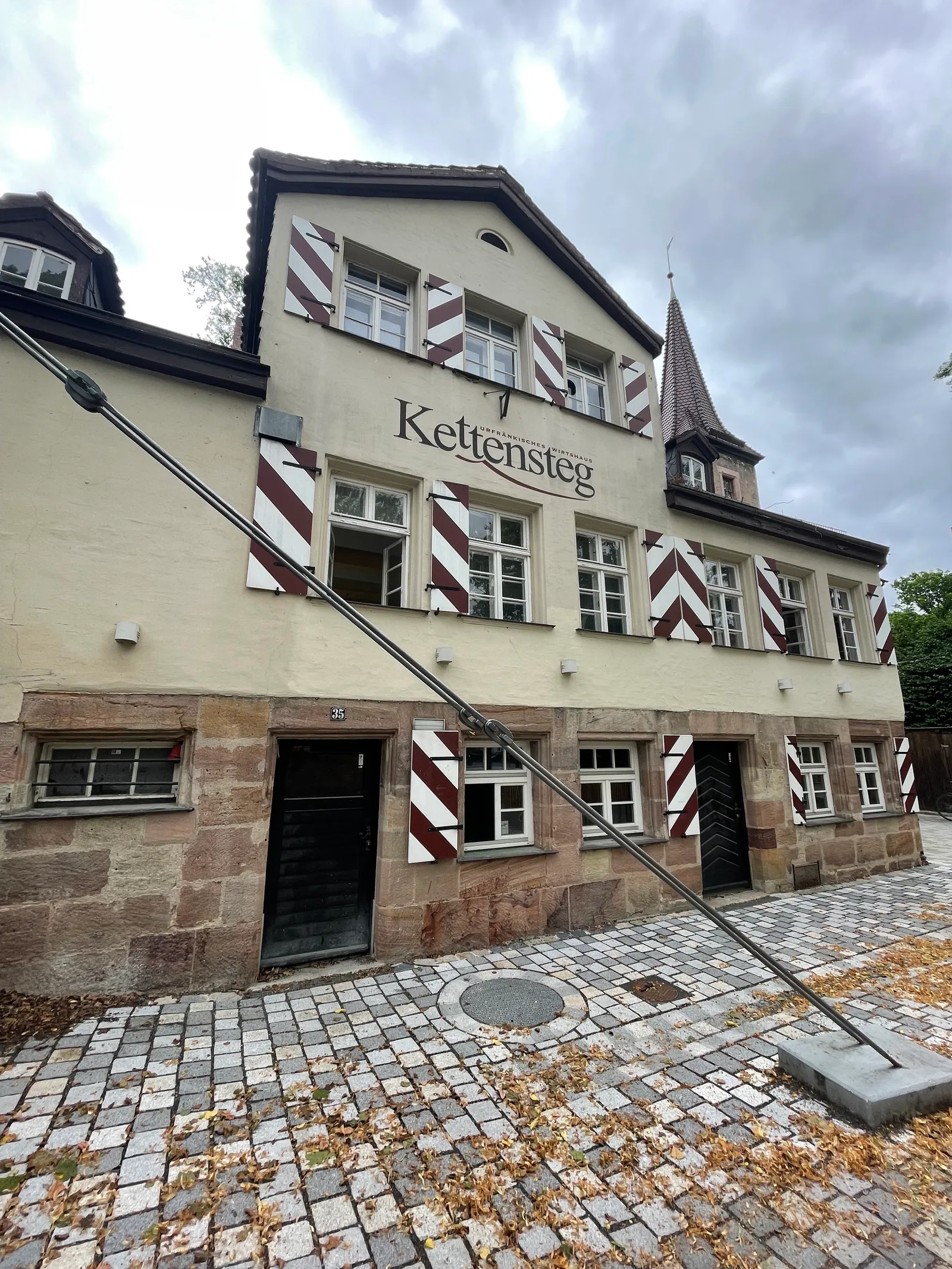 Atmosphere at Kettensteg Nuremberg — travel photo