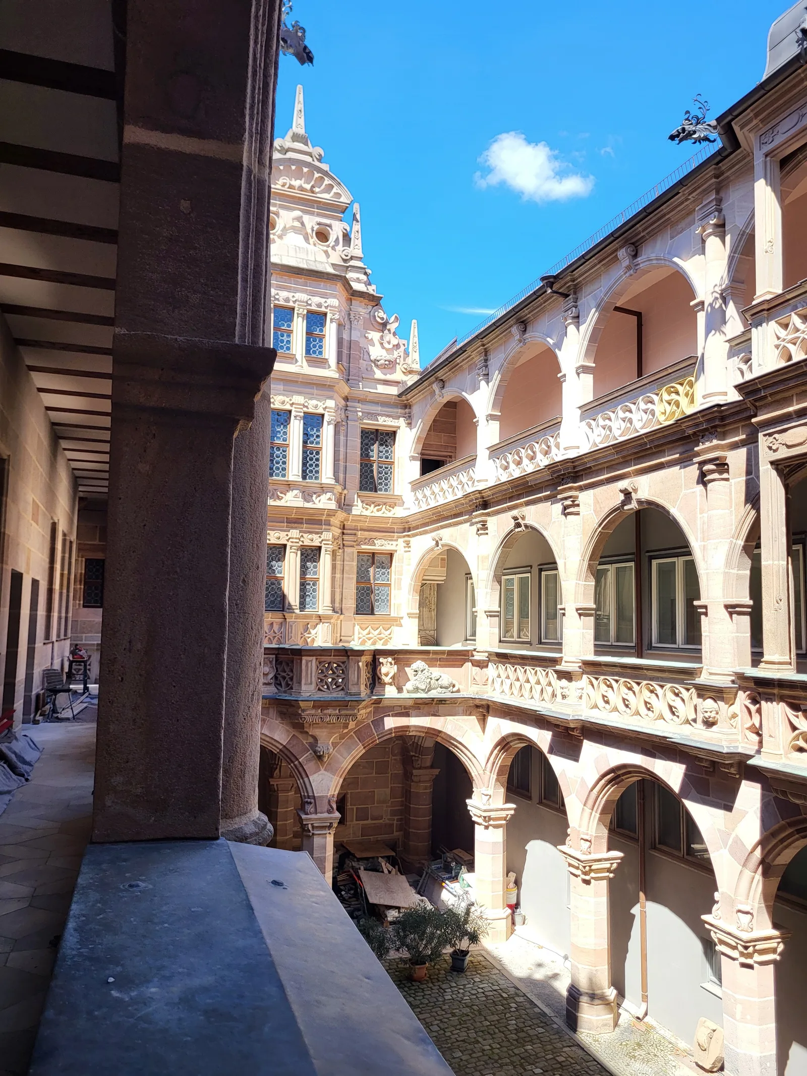 Interior at Pellerhaus Nuremberg — travel photo