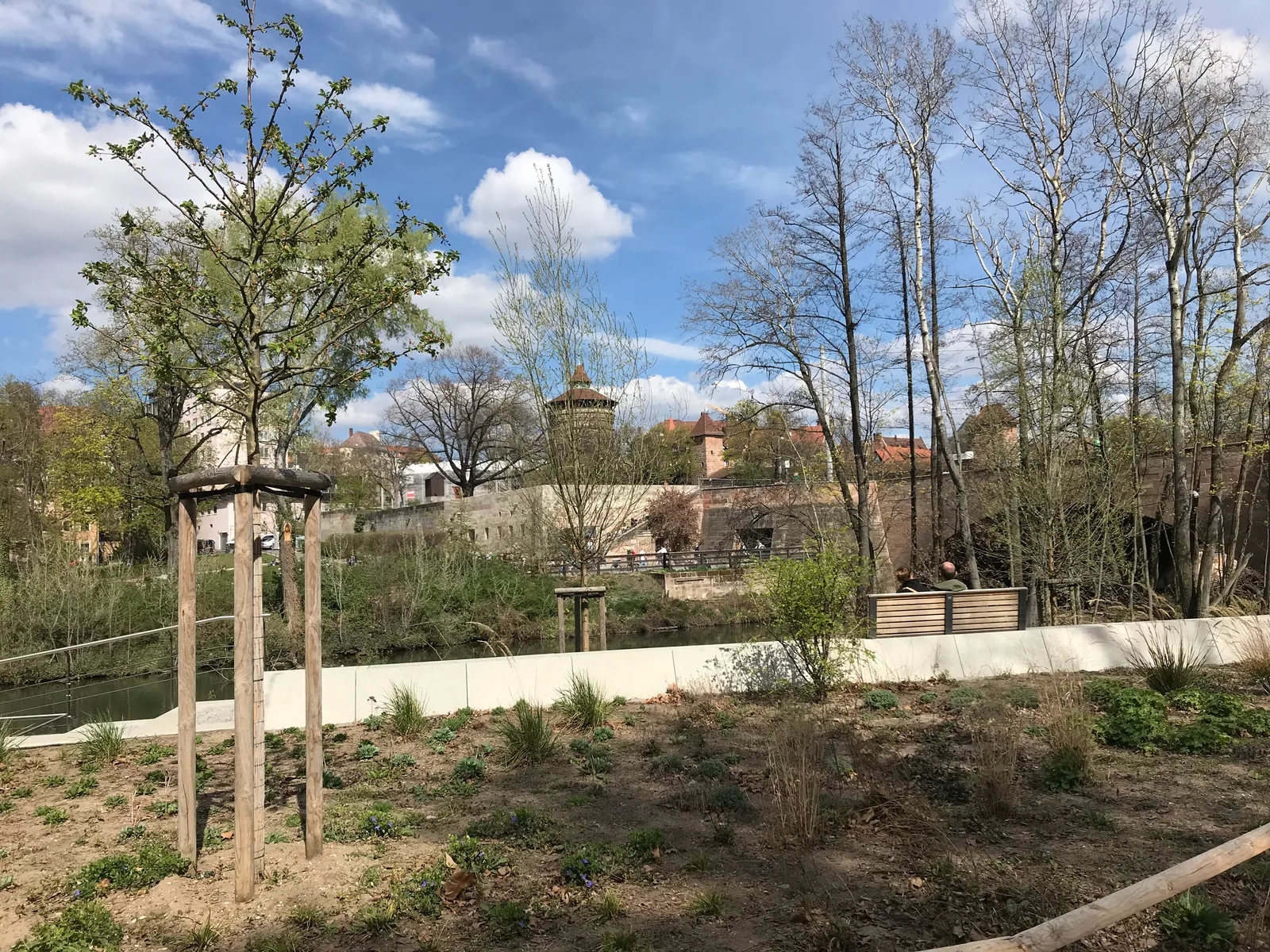 Atmosphere at Playground Kontumazgarten / Praterstraße Nuremberg — travel photo