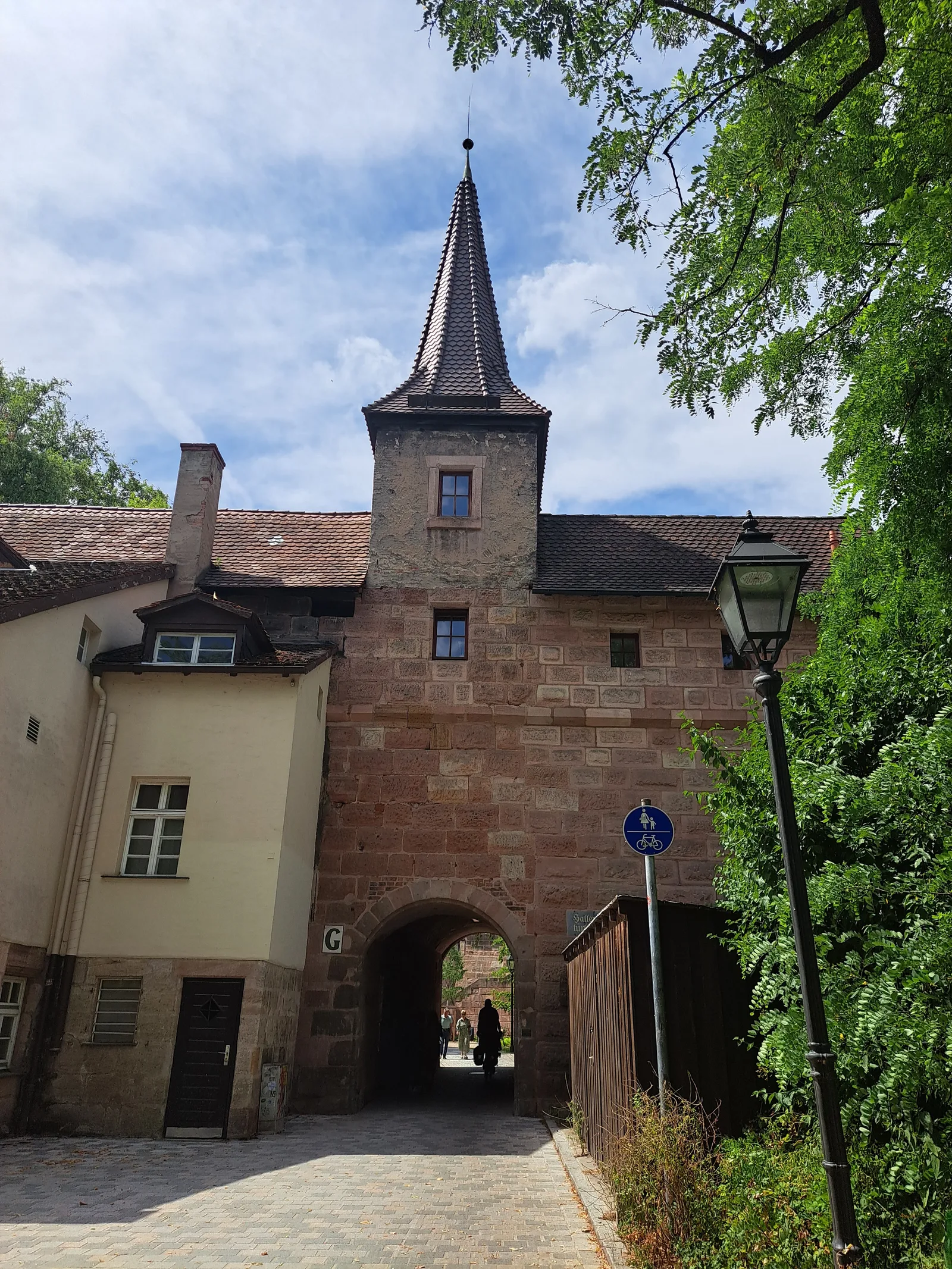 Main view at Schlayerturm Nuremberg — travel photo