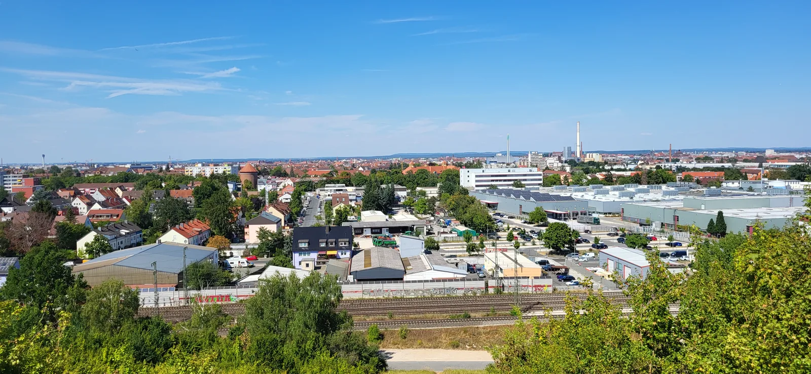 Main view at Schuttberg Nuremberg — travel photo