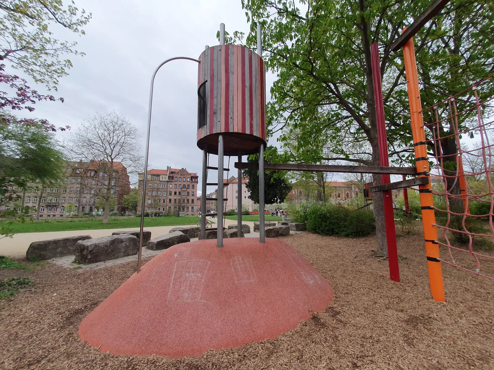 Details at Spielplatz - Archivpark Nuremberg — travel photo