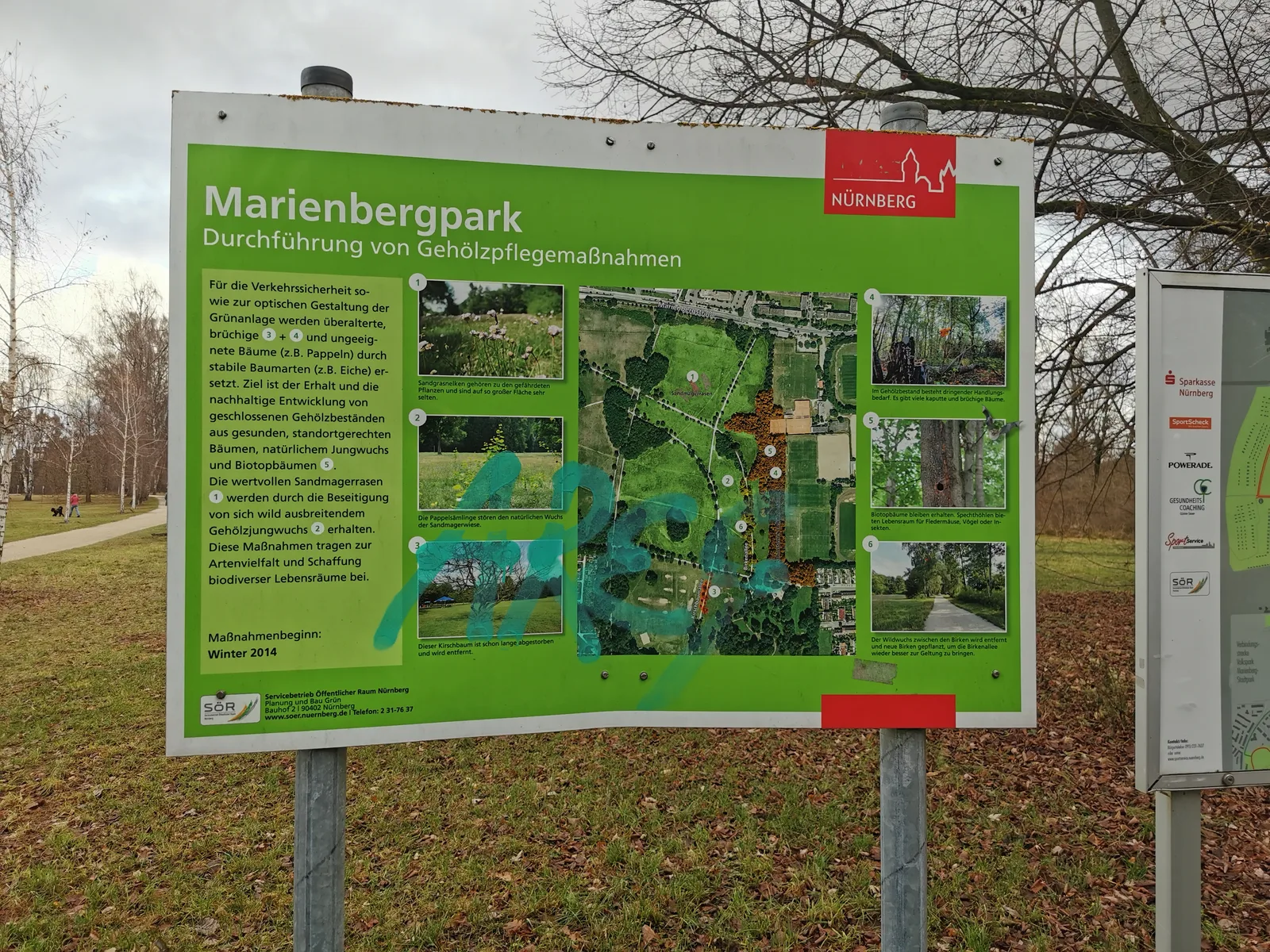 Interior at Volkspark Marienberg Nuremberg — travel photo