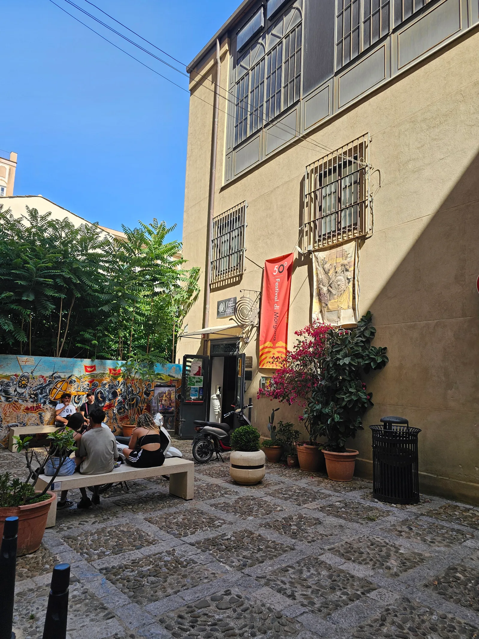 Main view at Antonio Pasqualino International Puppet Museum Palermo — travel photo