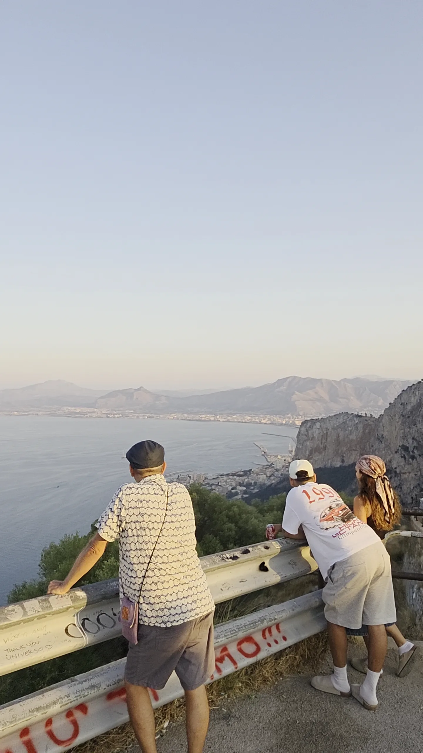 Main view at Belvedere di Monte Pellegrino Palermo — travel photo