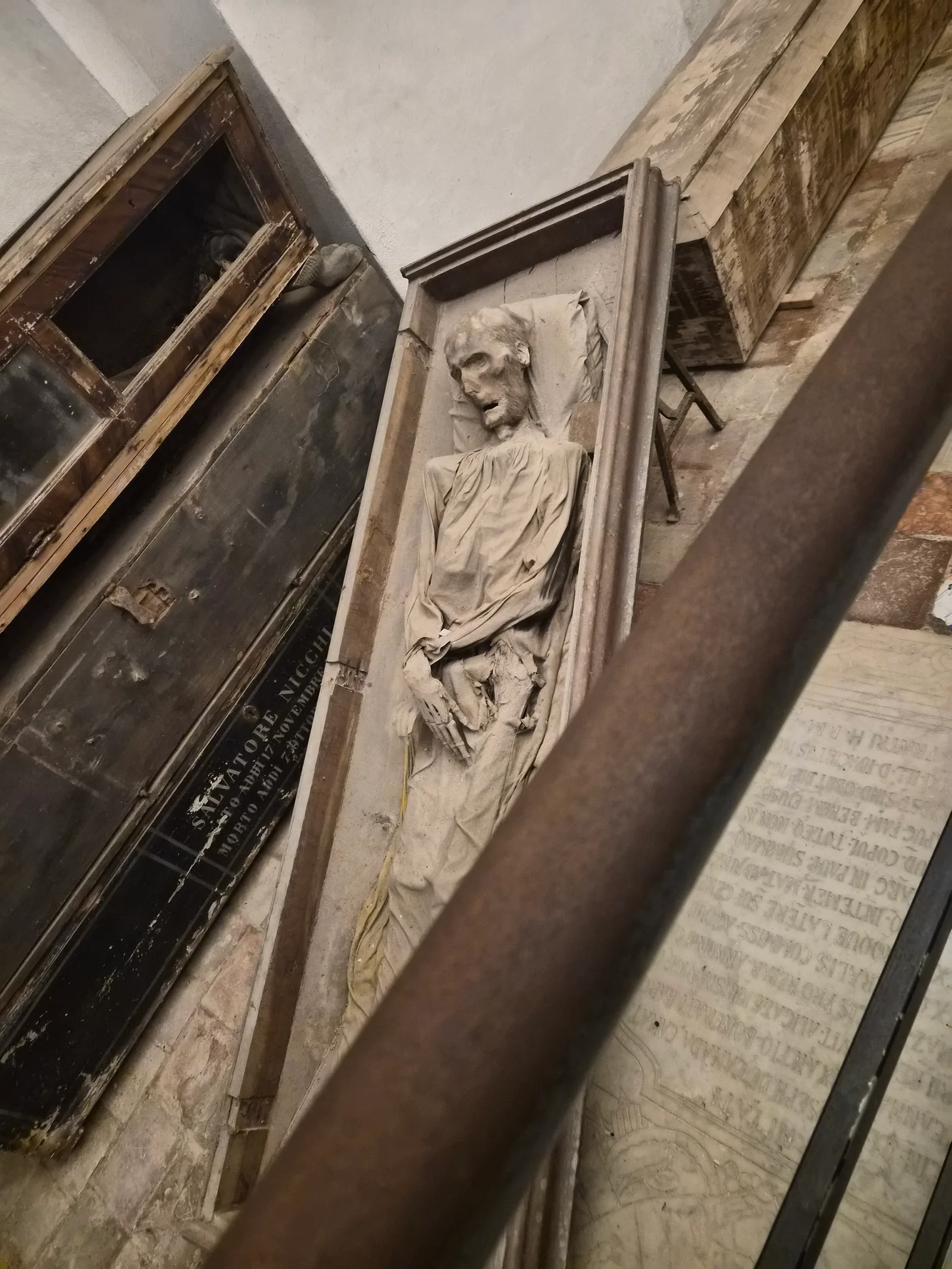 Interior at Catacombe dei Cappuccini di Palermo Palermo — travel photo