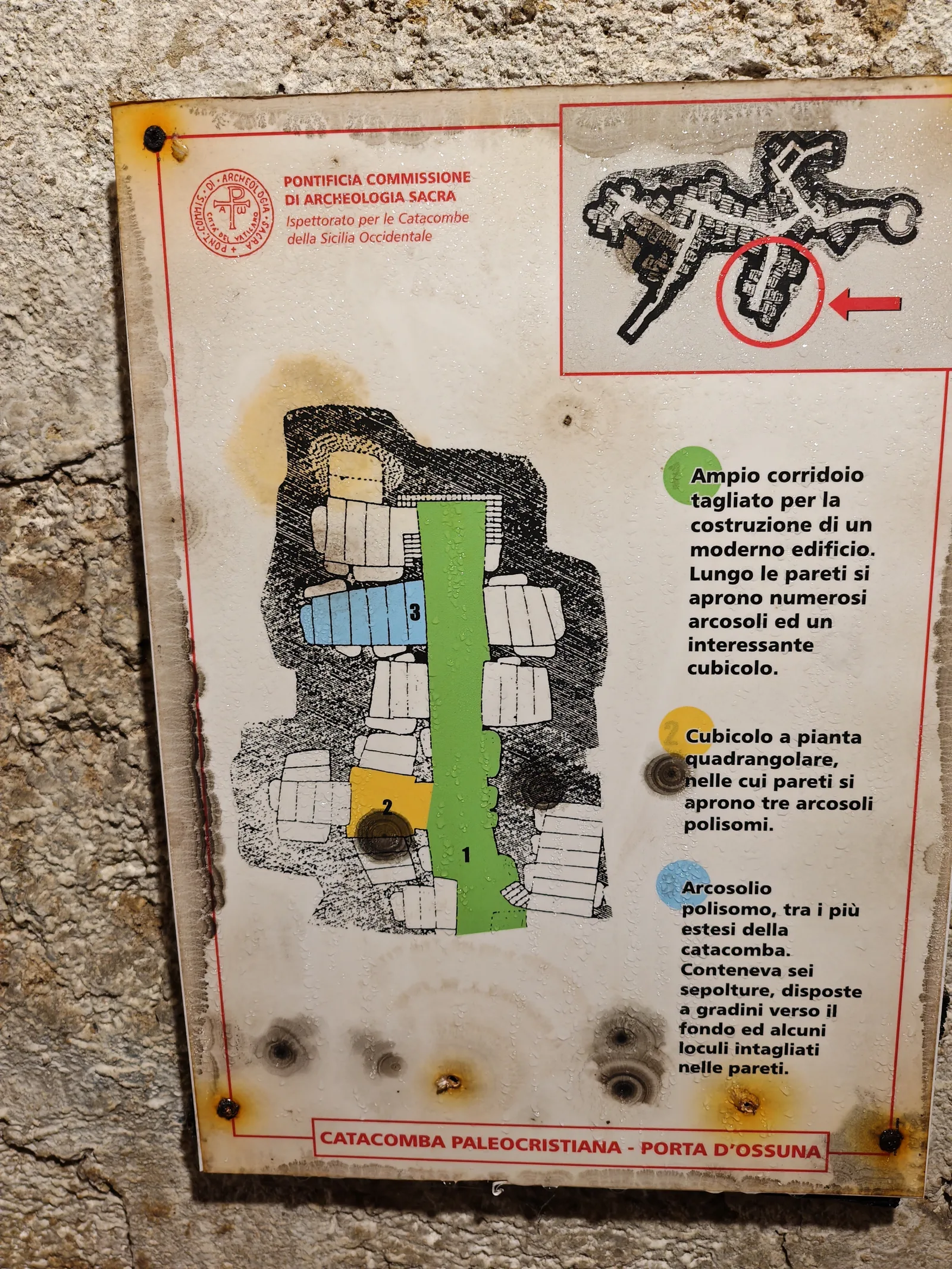 Main view at Catacombe di Porta d'Ossuna Palermo — travel photo