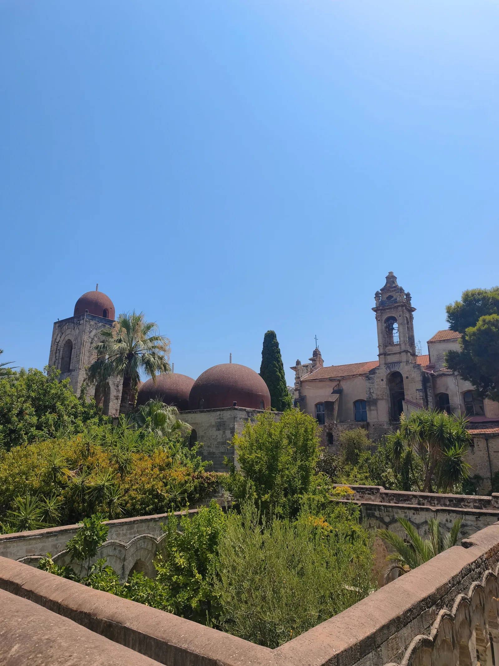 Main view at Church of Saint John of the Hermits Palermo — travel photo