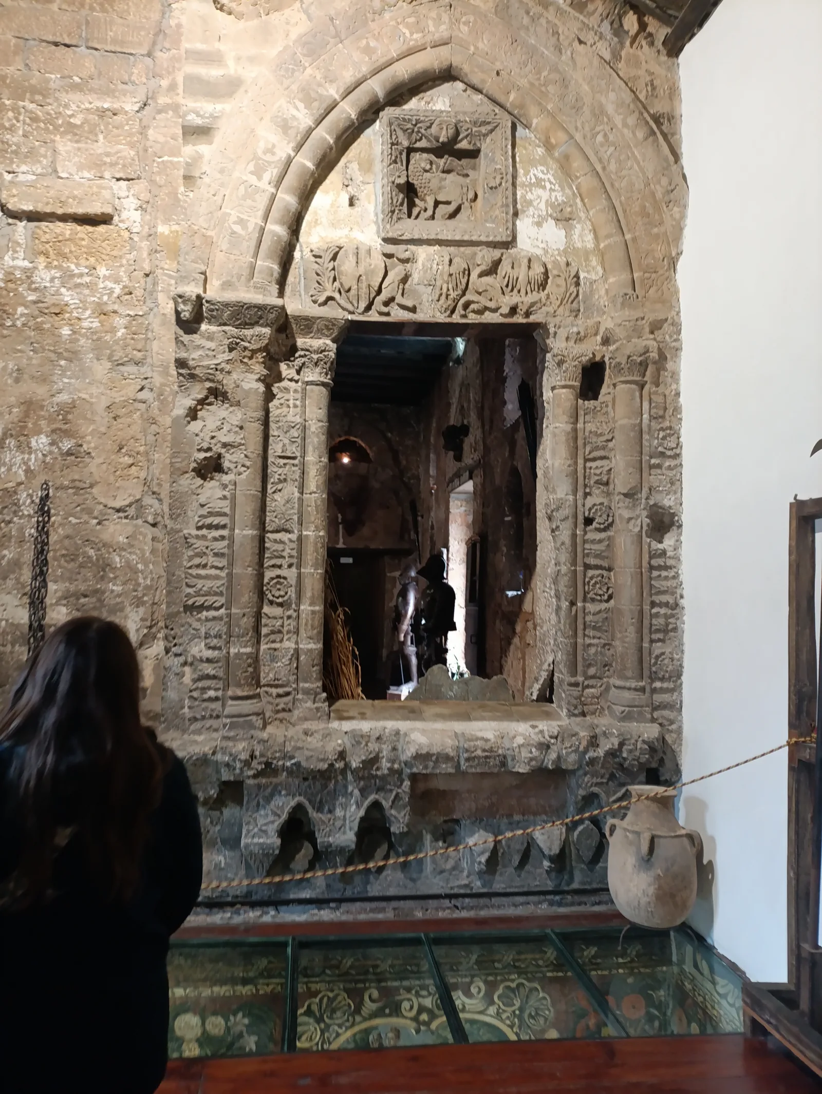 Interior at Count Federico Palace - Museum Palermo — travel photo