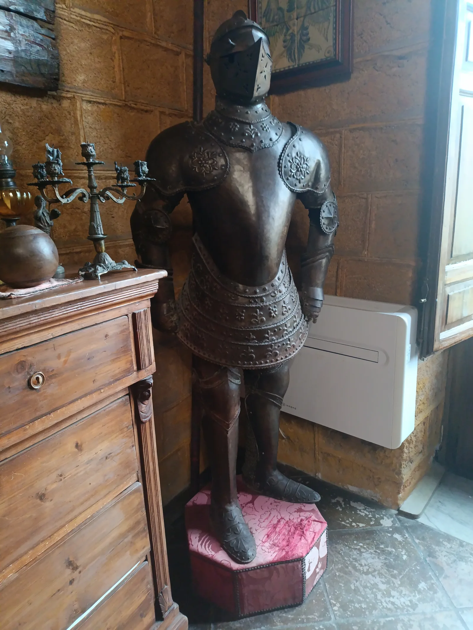 Details at Count Federico Palace - Museum Palermo — travel photo