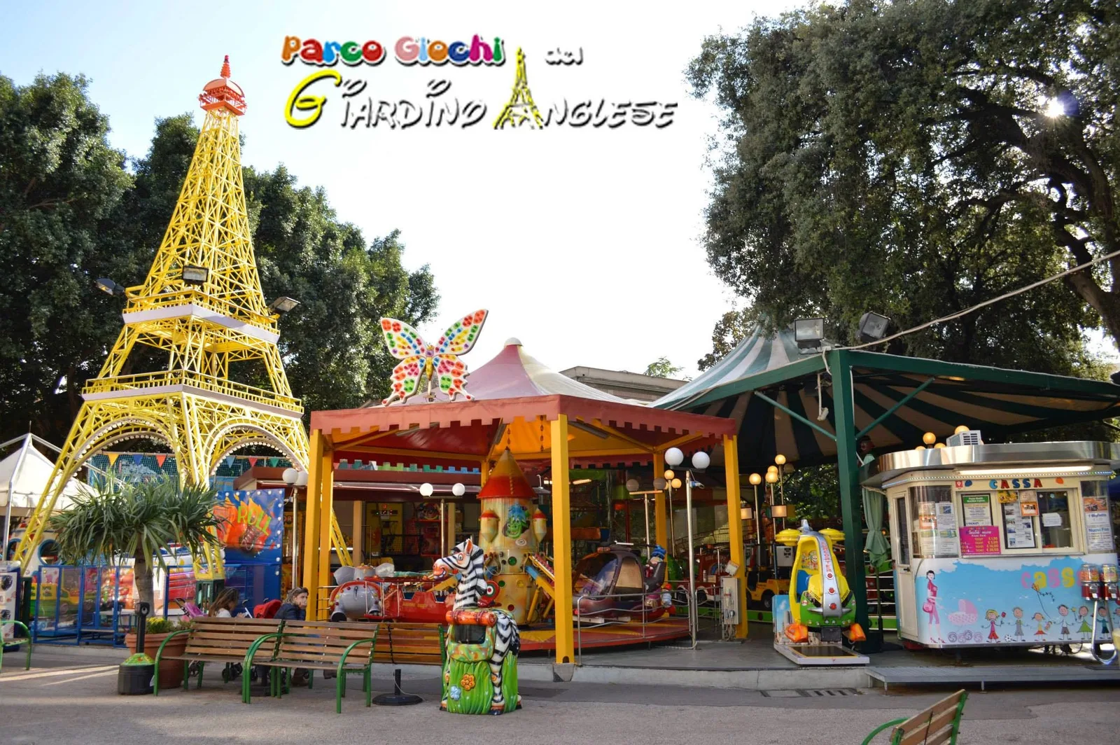 Main view at English Garden Park Palermo — travel photo