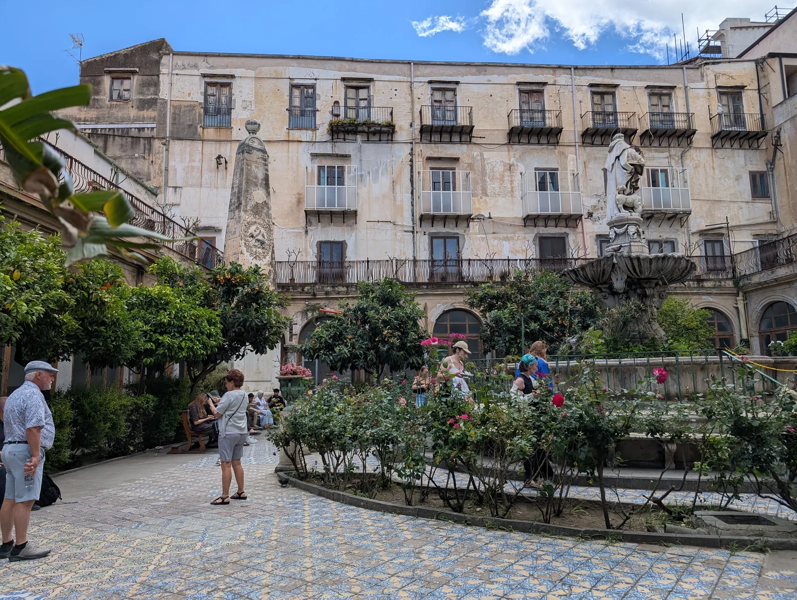 Atmosphere at I Segreti del Chiostro Palermo — travel photo