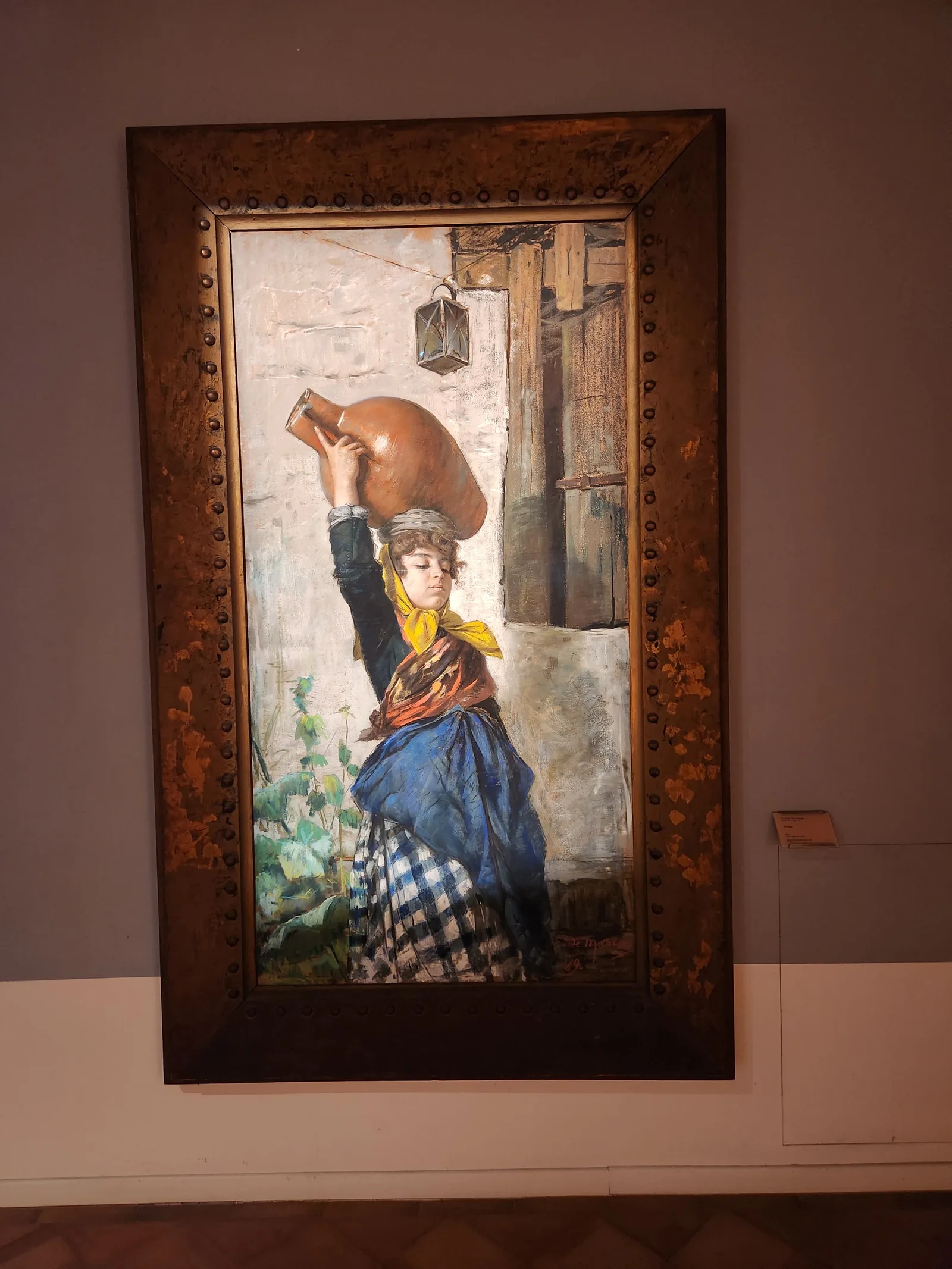 Atmosphere at Modern Art Gallery Sant'Anna Palermo — travel photo