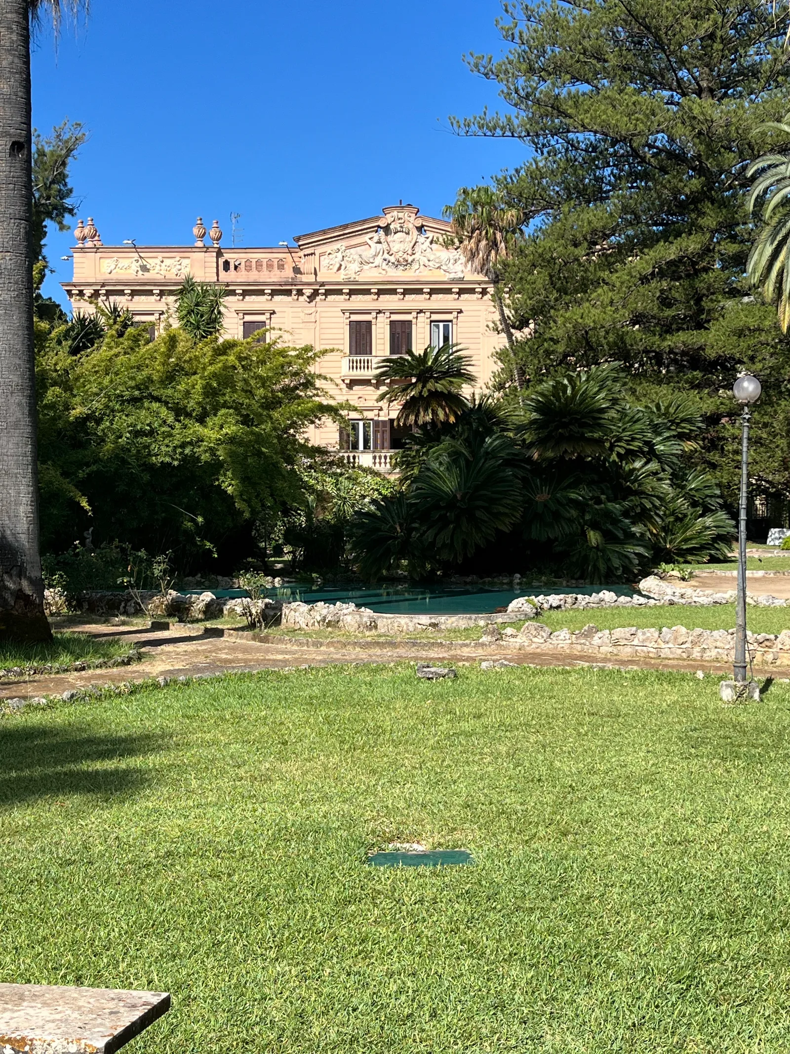 Interior at Parco di Villa Tasca Palermo — travel photo