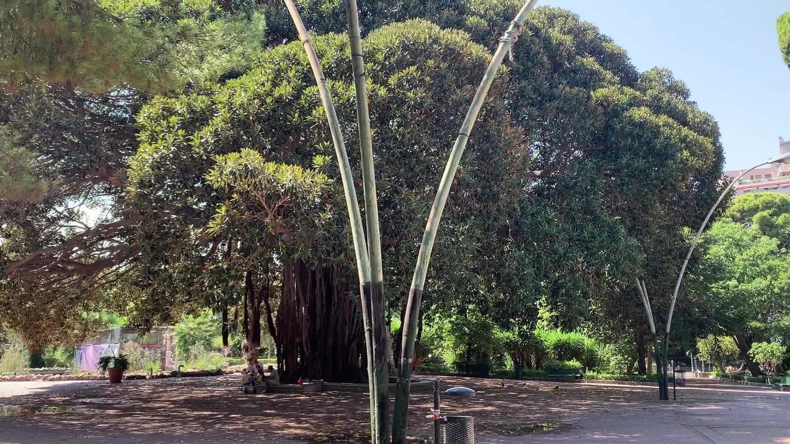 Main view at Parco Piersanti Mattarella (Giardino Inglese) Palermo — travel photo