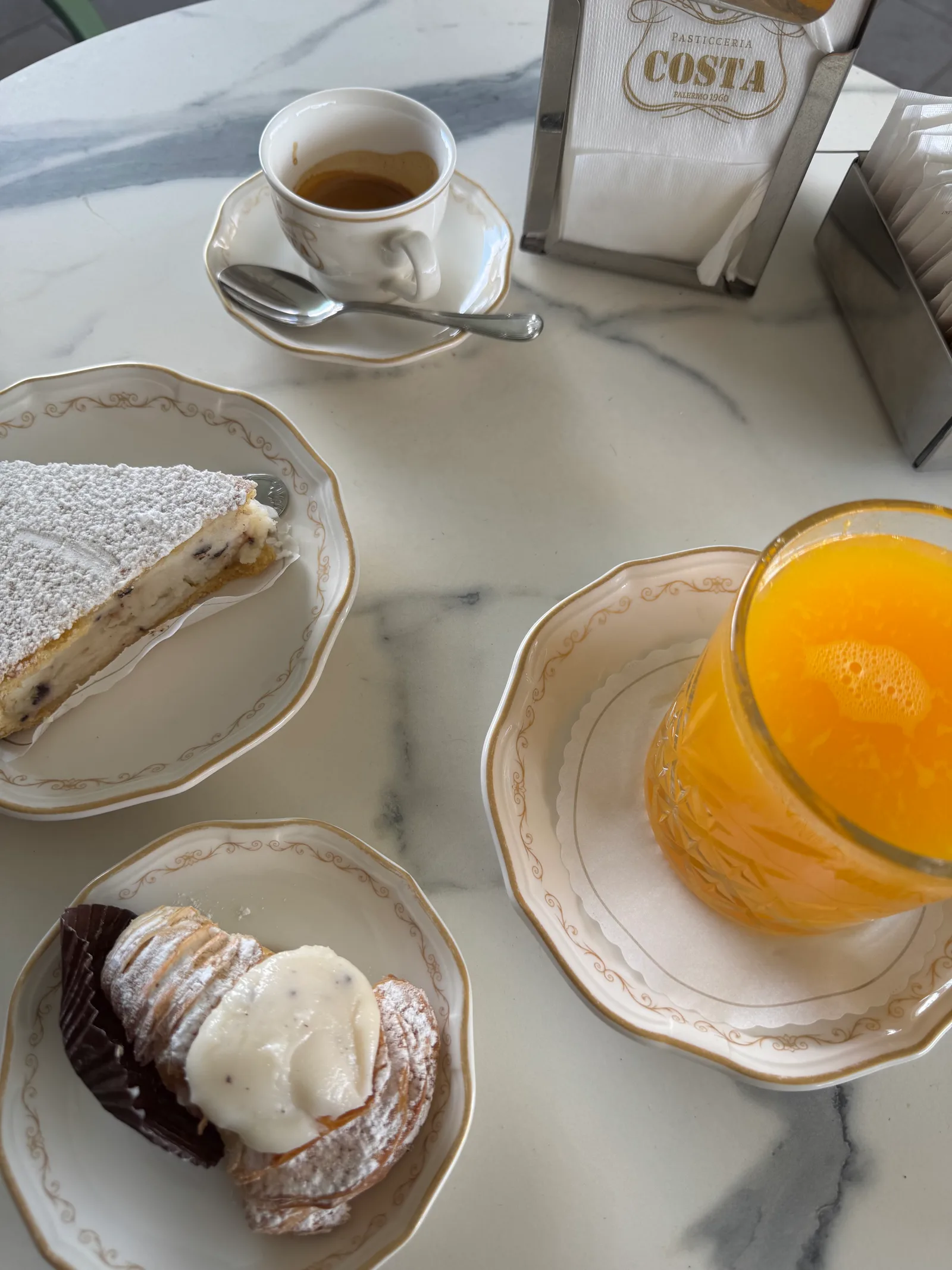 Atmosphere at Pasticceria Costa Palermo — travel photo