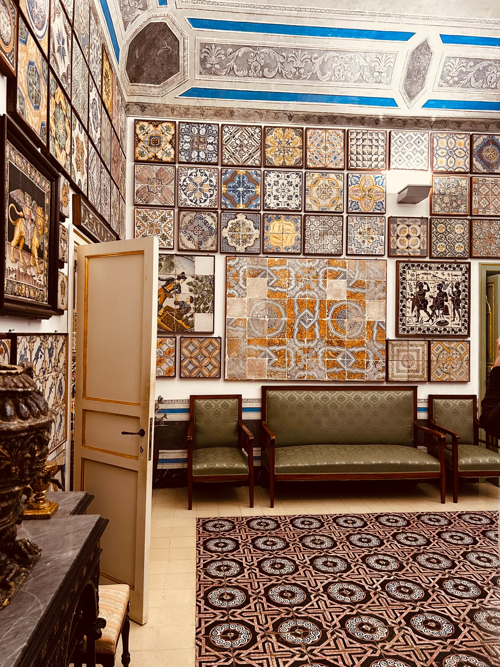 Interior at Rooms at the Museum of majolica Genius Palermo — travel photo