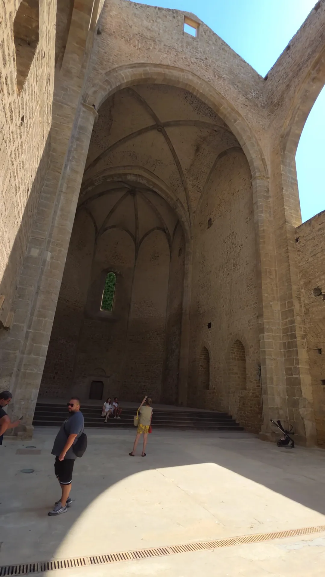 Main view at Santa Maria dello Spasimo Palermo — travel photo