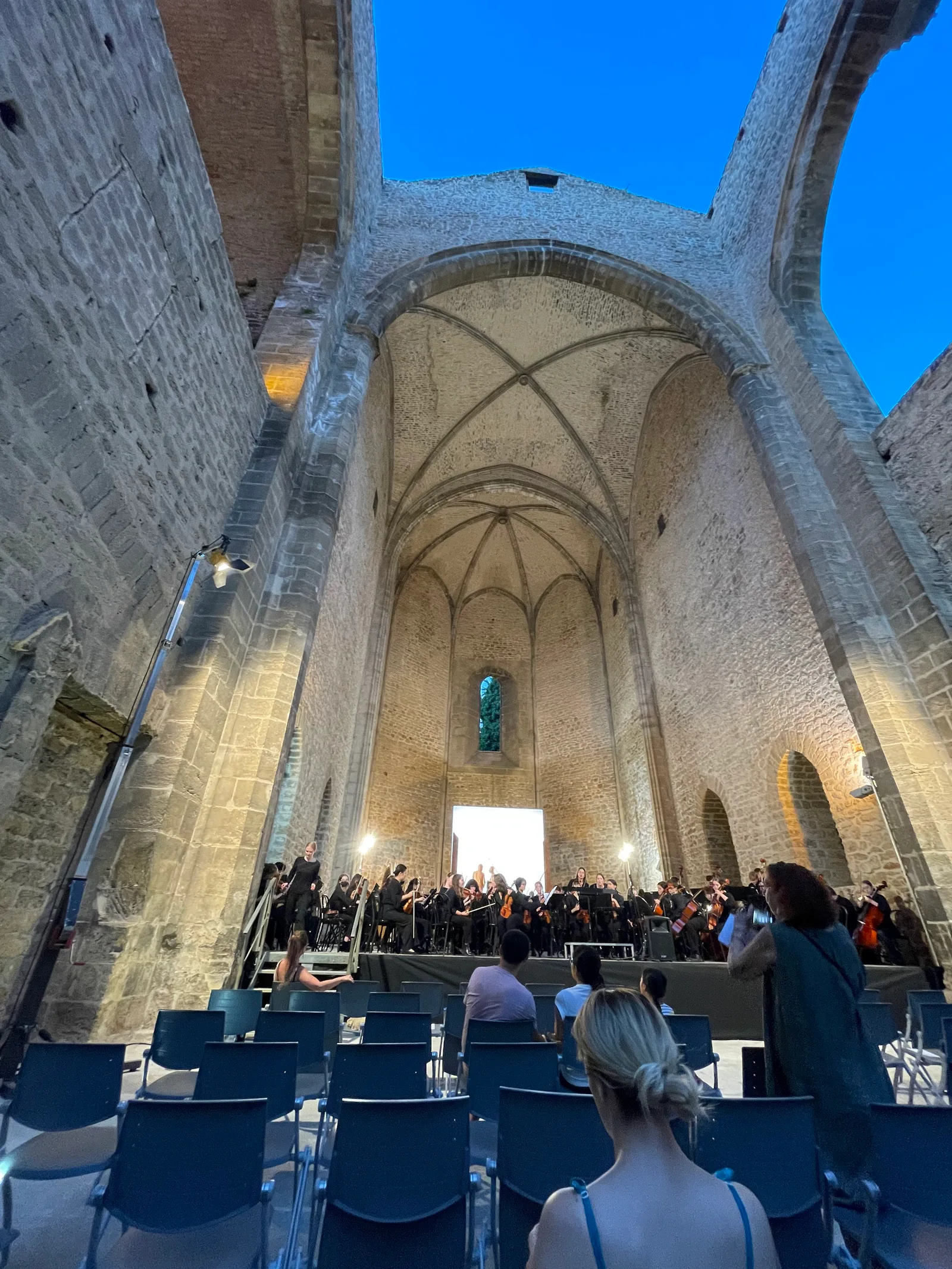 Interior at Santa Maria dello Spasimo Palermo — travel photo