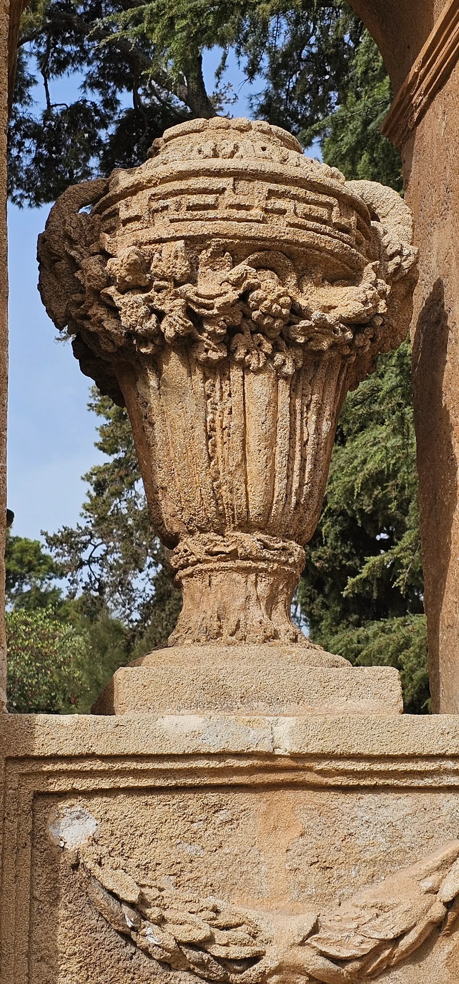 Main view at Villa Trabia Palermo — travel photo