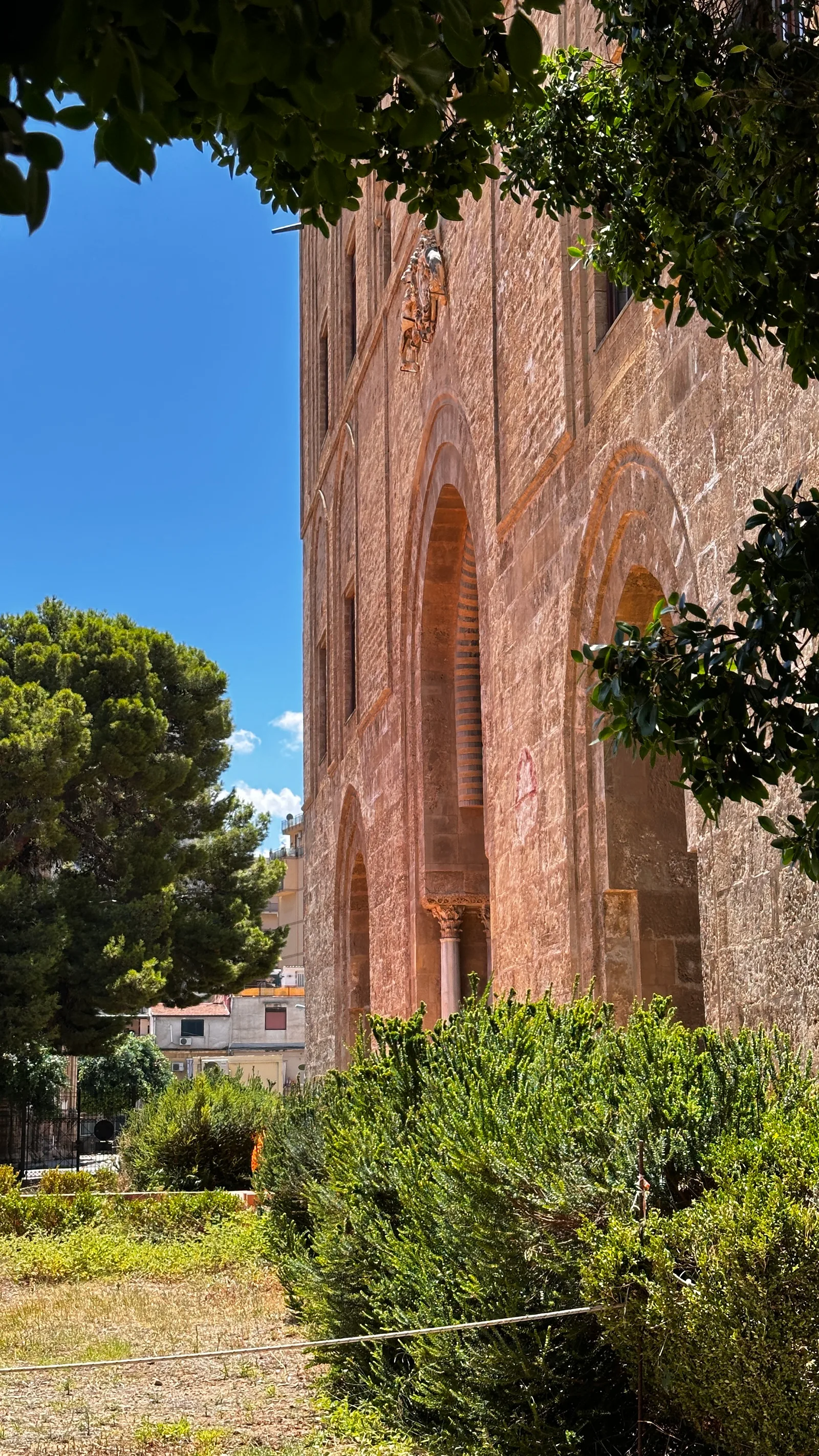 Details at Zisa Palace Palermo — travel photo