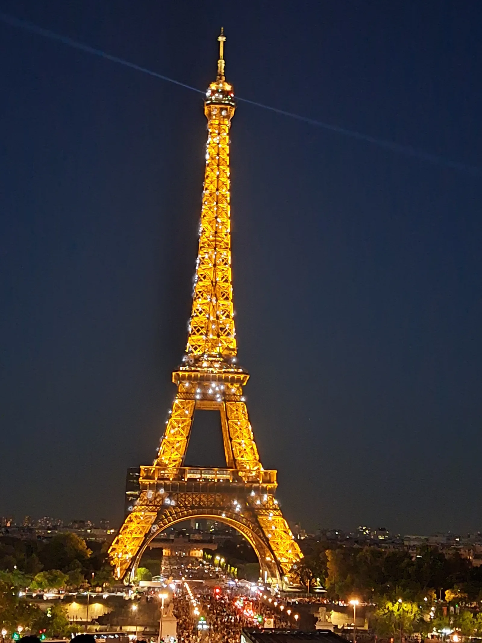 Main view at Jardins du Trocadéro Paris — travel photo