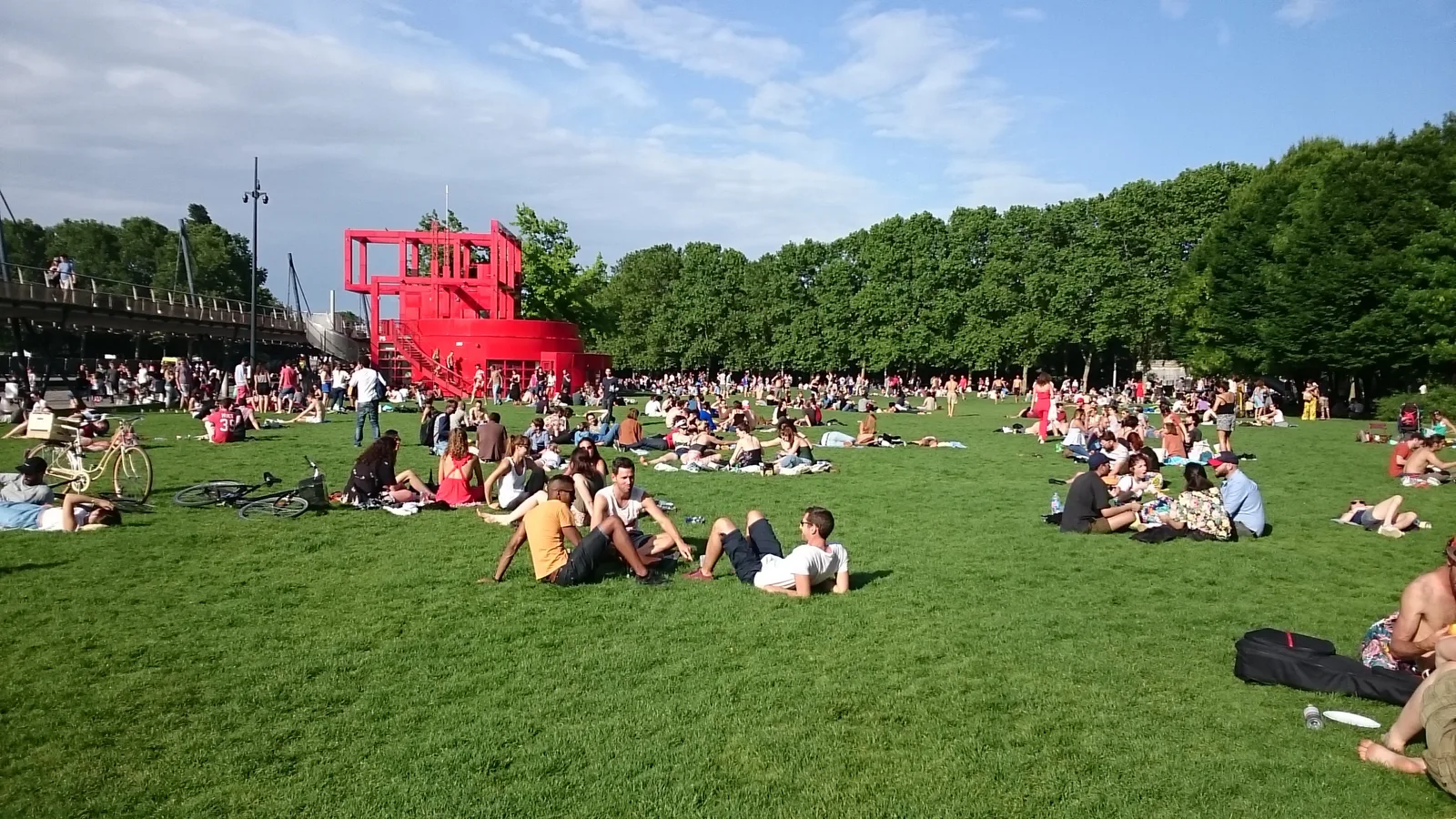 Atmosphere at La Villette Paris — travel photo