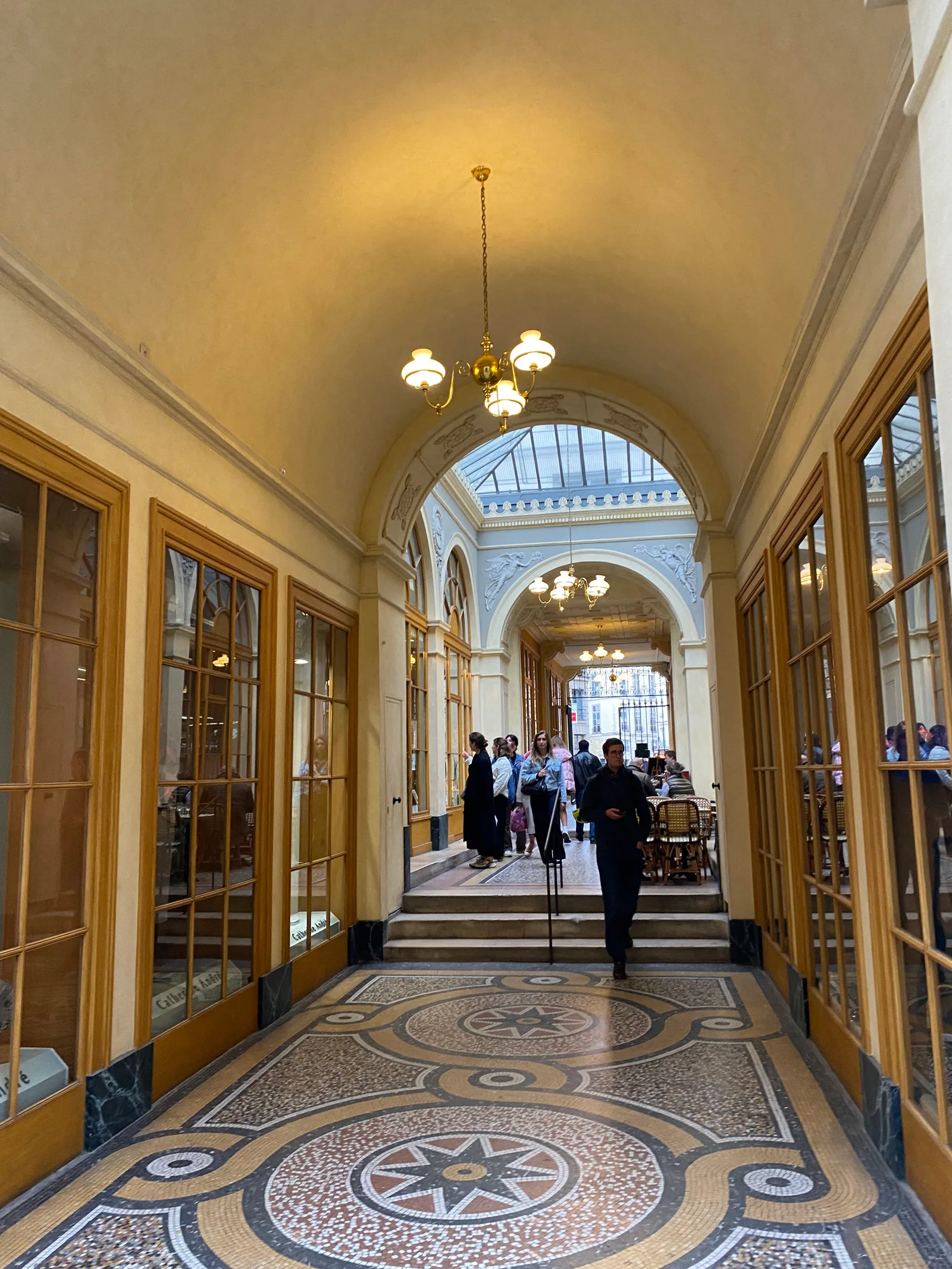 Details at Les Passages Couverts de Paris 1 Paris — travel photo
