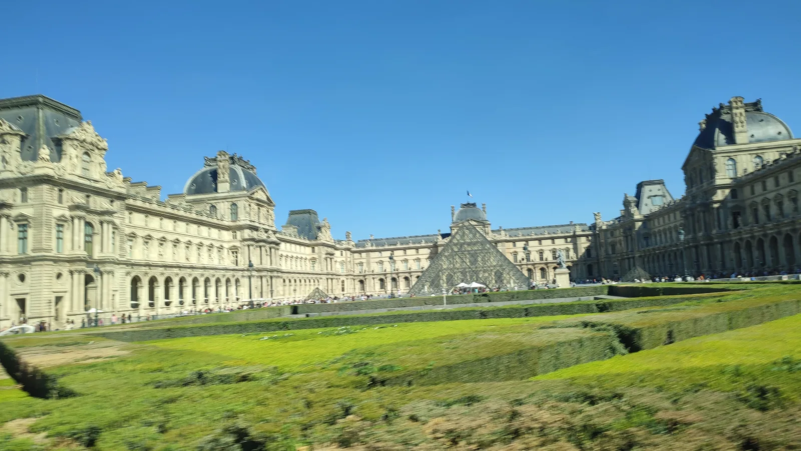 Main view at Louvre Museum Paris — travel photo