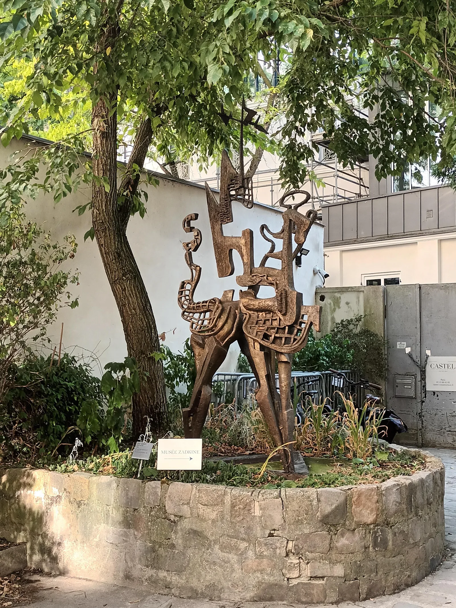 Main view at Musée Zadkine Paris — travel photo