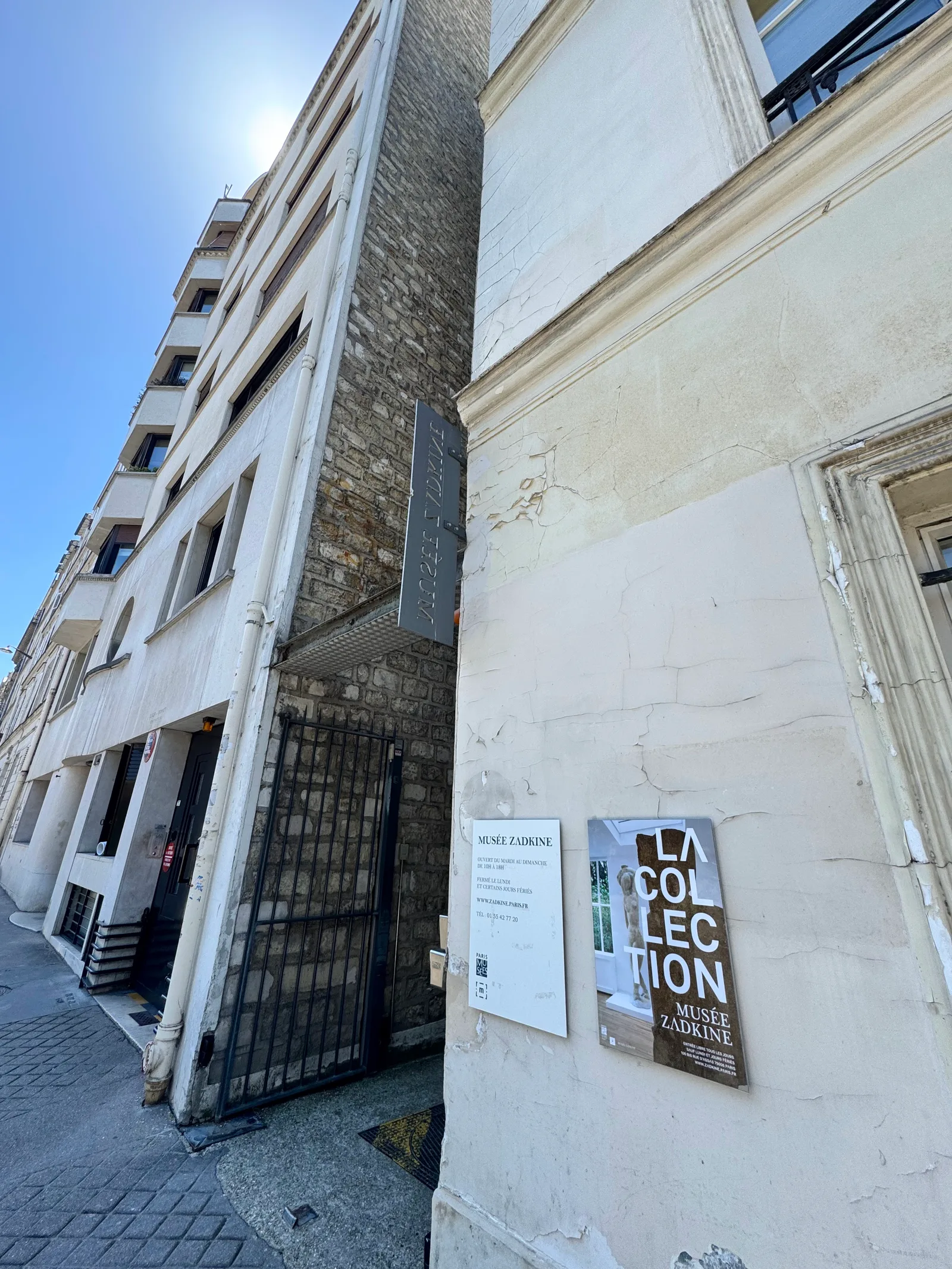 Details at Musée Zadkine Paris — travel photo