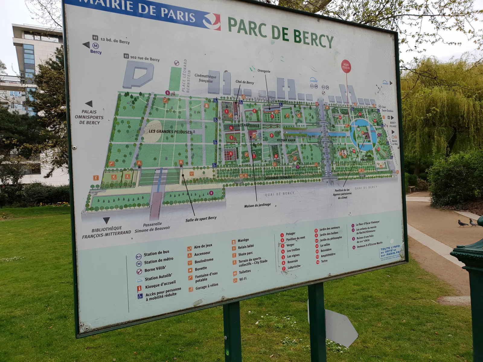 Interior at Parc de Bercy Paris — travel photo