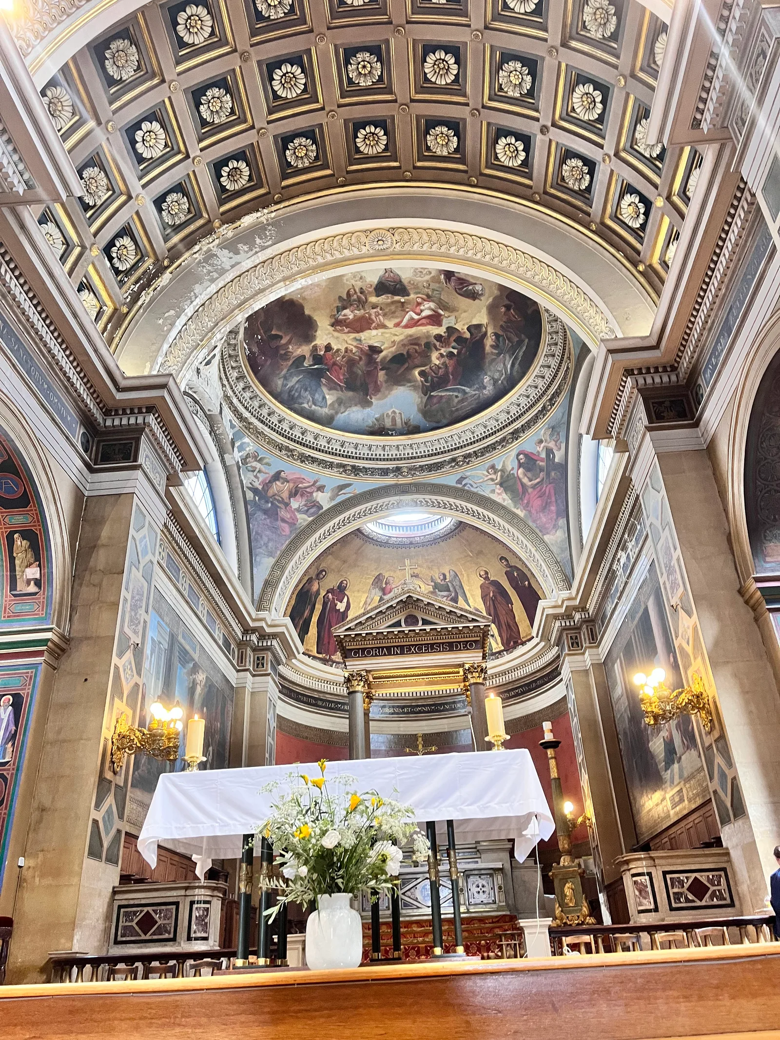Interior at Paroisse Notre-Dame de Lorette Paris — travel photo