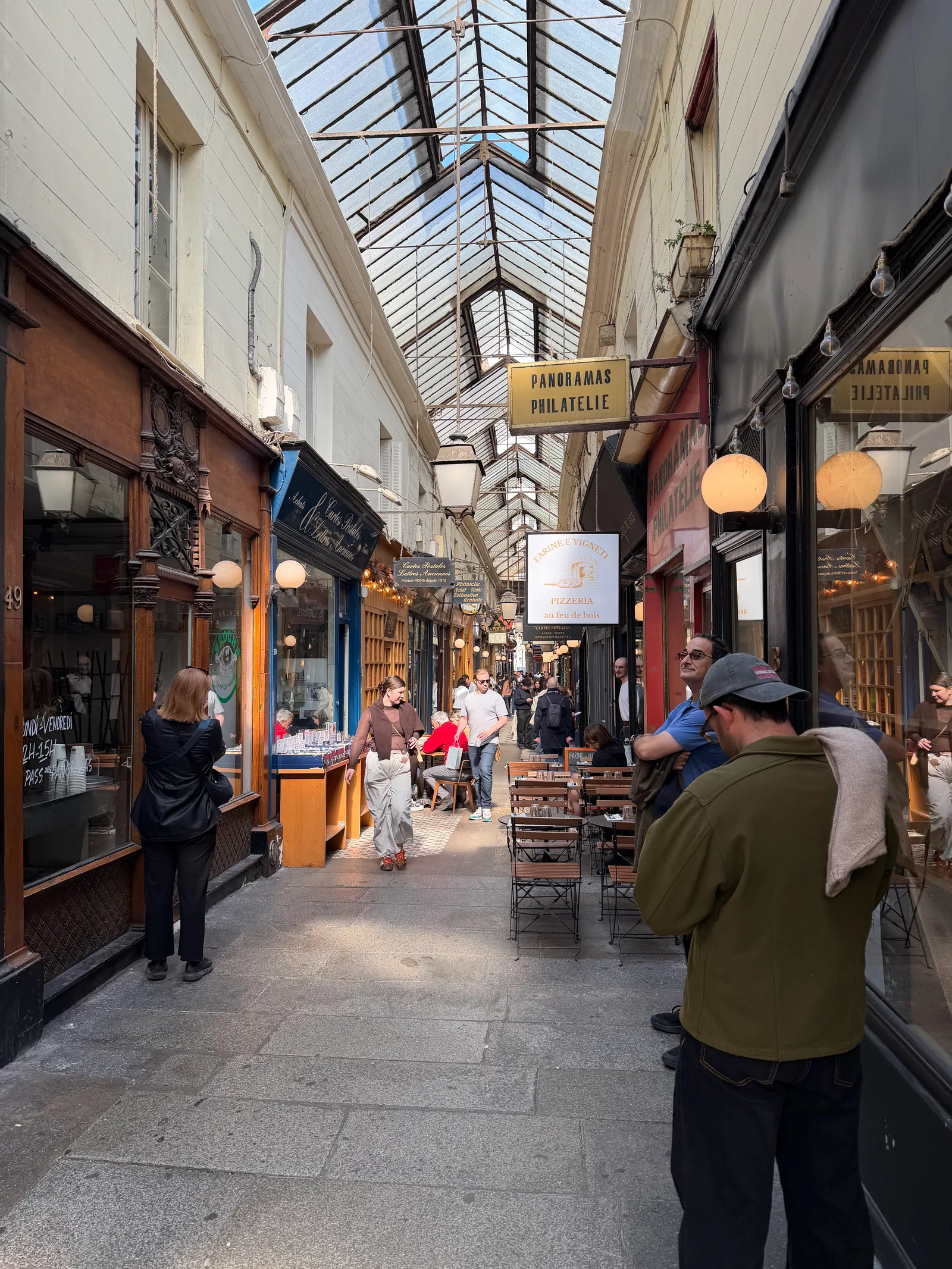Interior at Passage des Panoramas Paris — travel photo