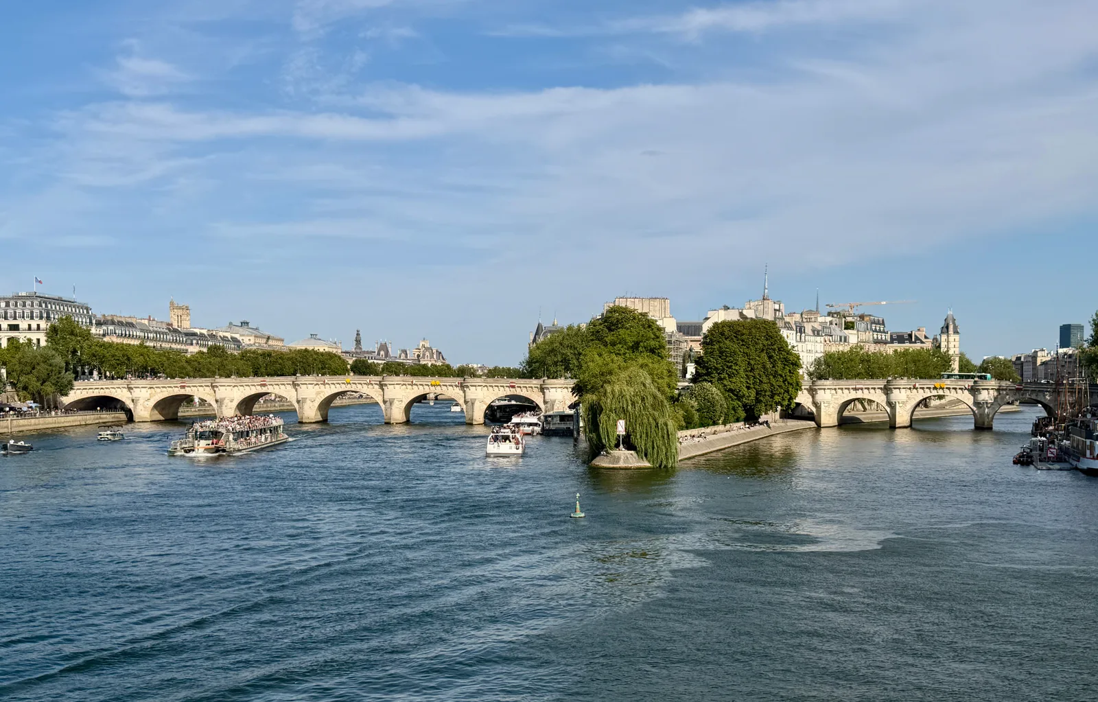 Main view at Square du Vert-Galant Paris — travel photo