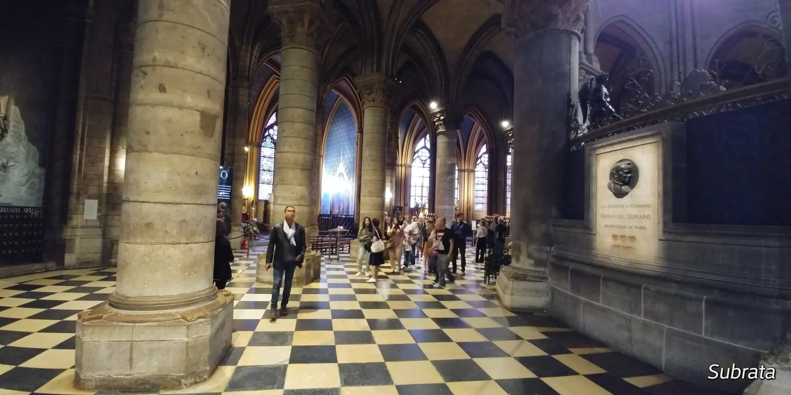 Interior at Square Jean XXIII Paris — travel photo