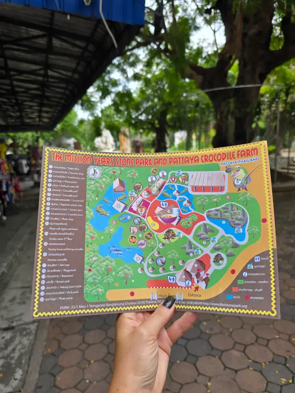 Details at The Million Years Stone Park & Pattaya Crocodile Farm Pattaya — travel photo