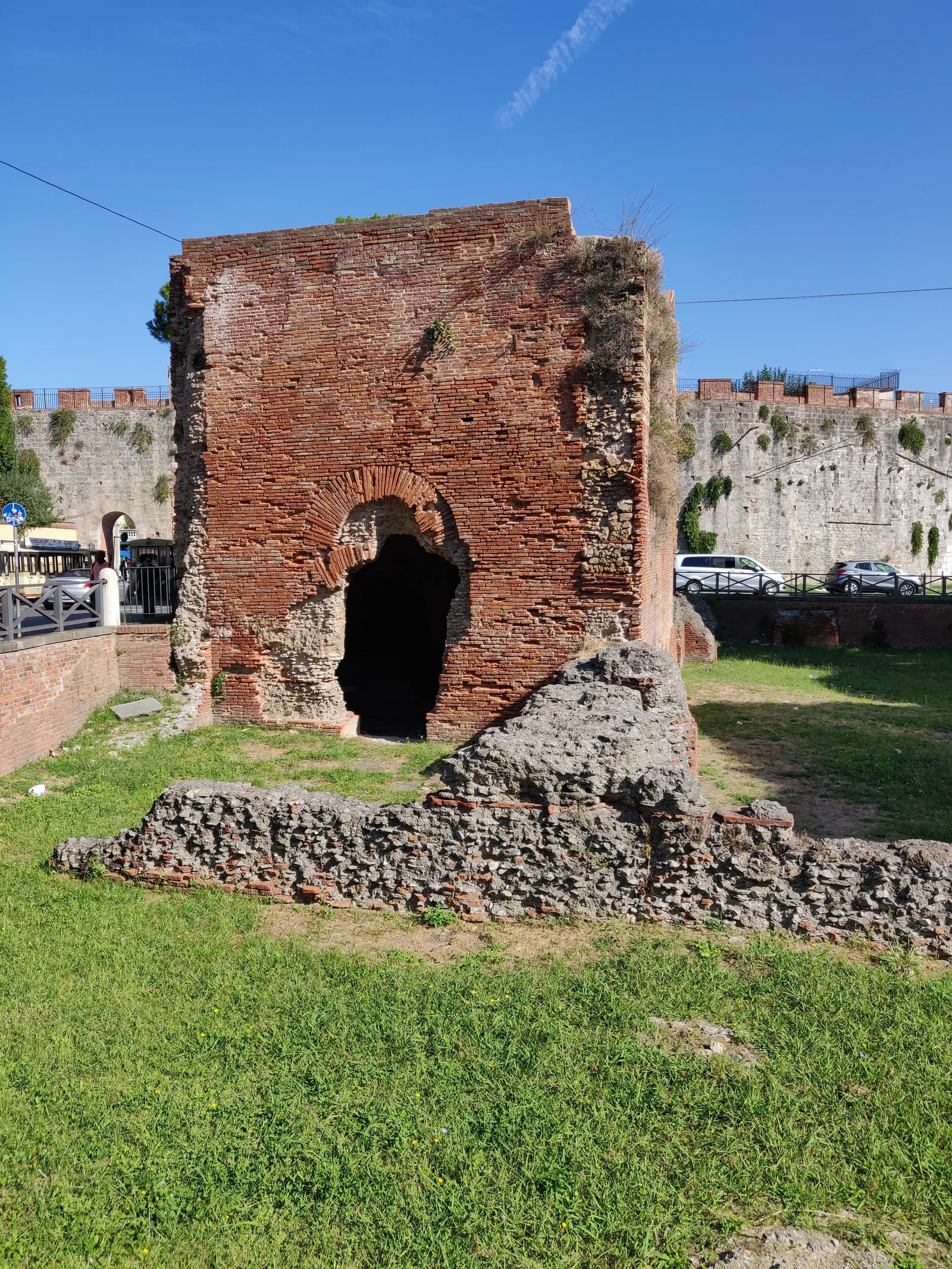 Details at Baths of Nero Pisa — travel photo