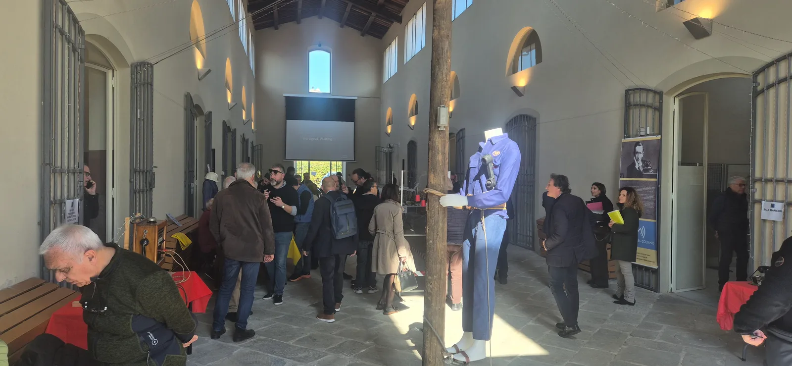 Interior at Cittadella Galileiana Pisa — travel photo