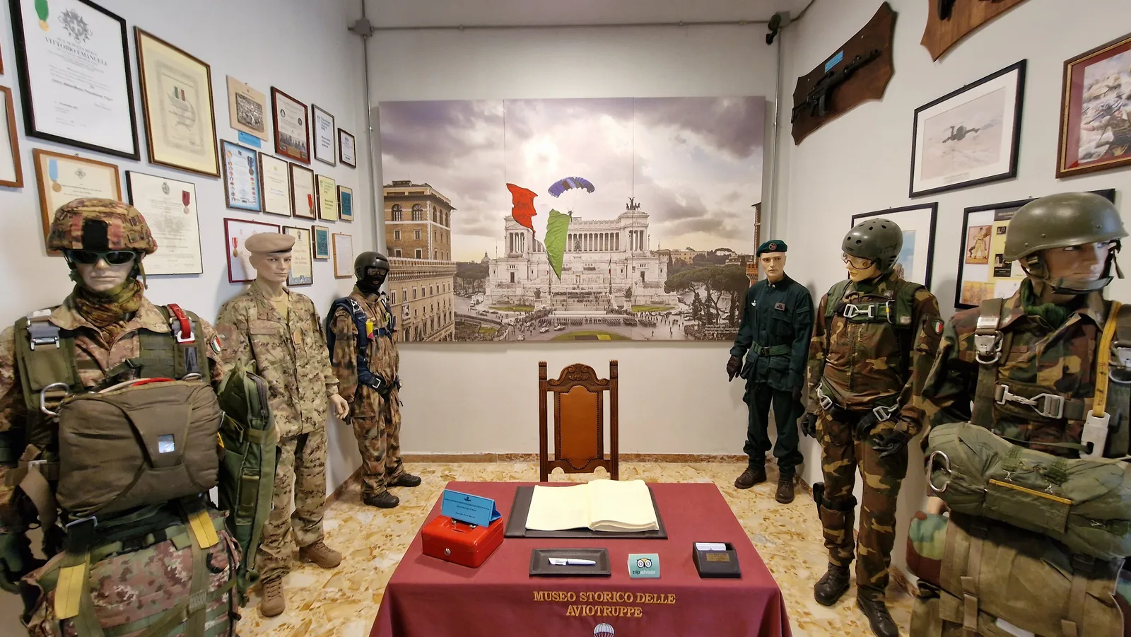 Main view at Museo Storico delle Aviotruppe - Esercito Italiano Pisa — travel photo