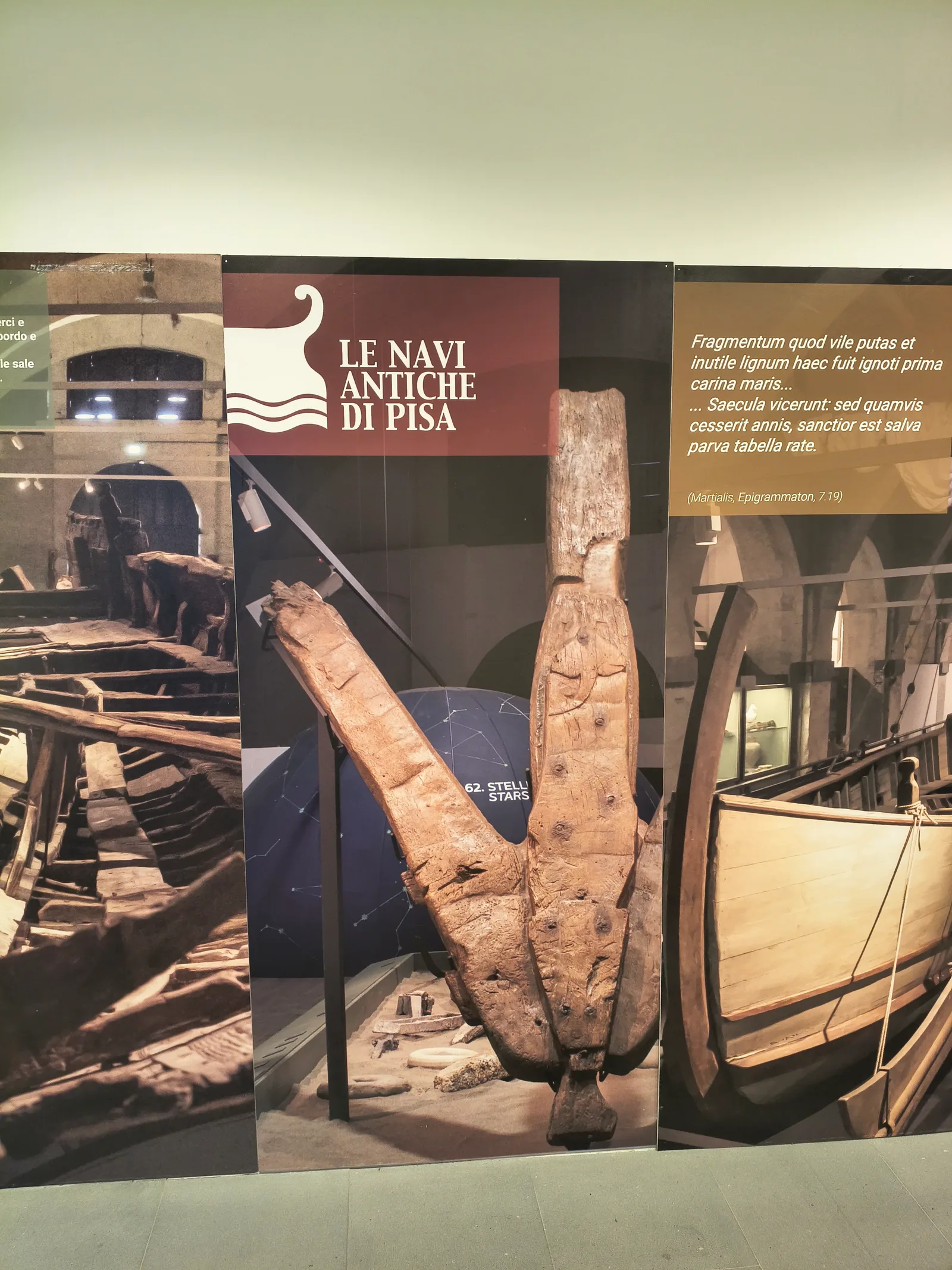 Interior at Museum of Ancient Ships of Pisa Pisa — travel photo