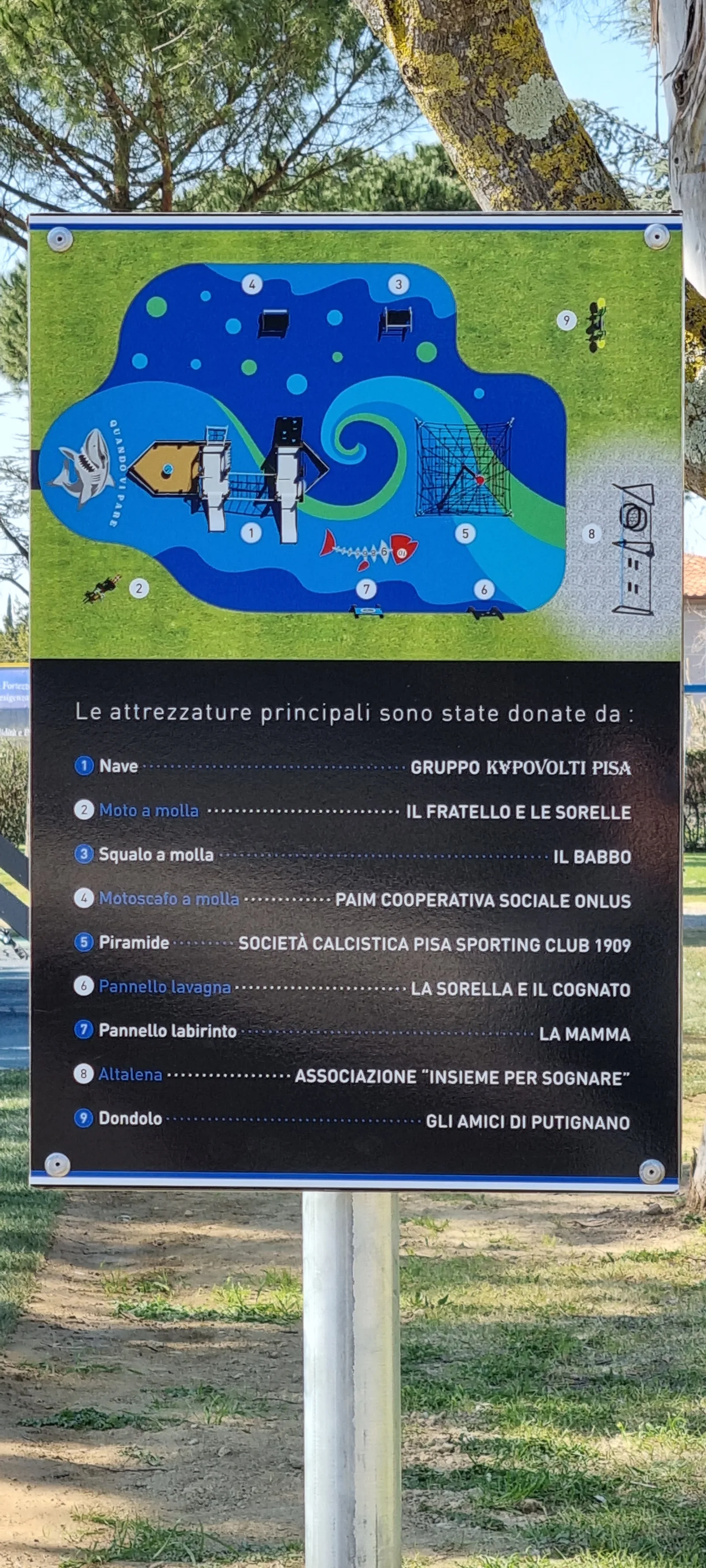 Interior at Parco dello squalo Pisa — travel photo