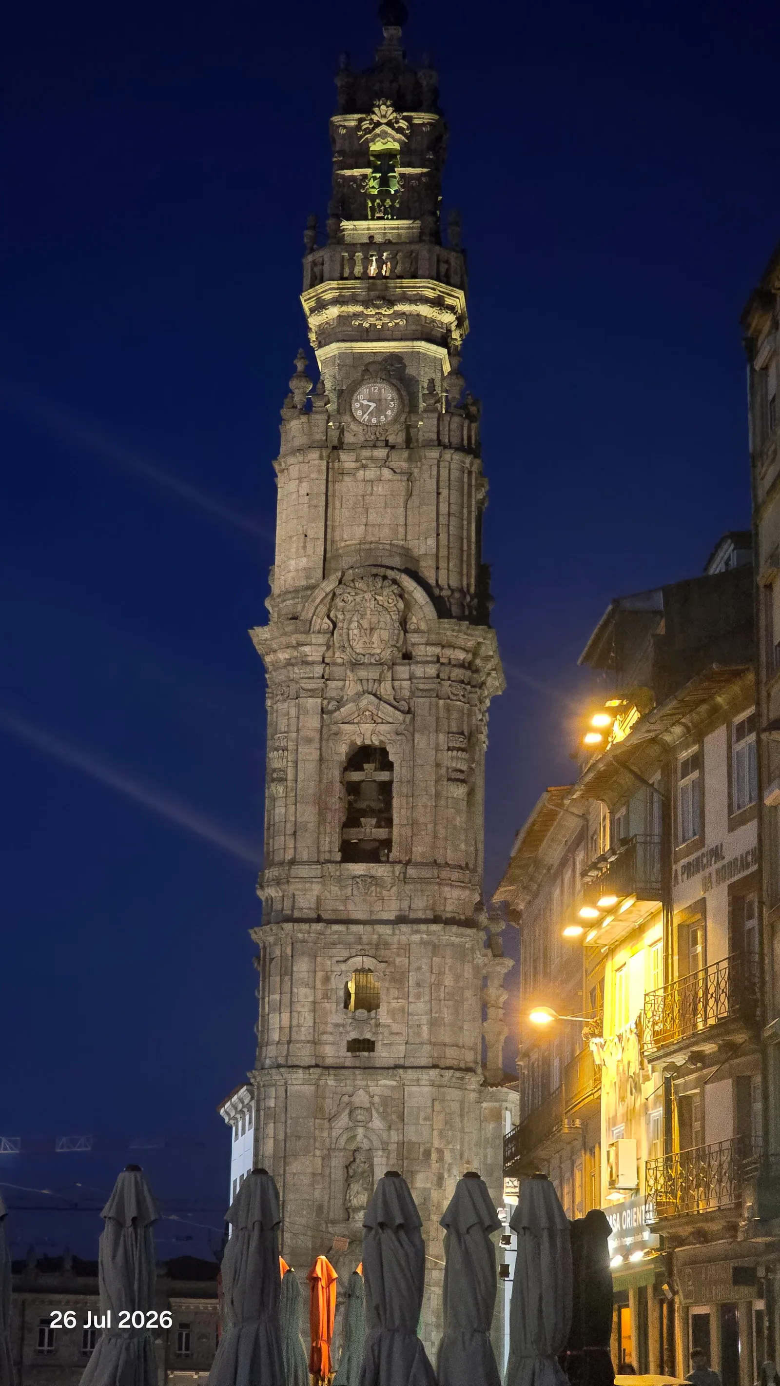 Atmosphere at Clérigos Church Porto — travel photo