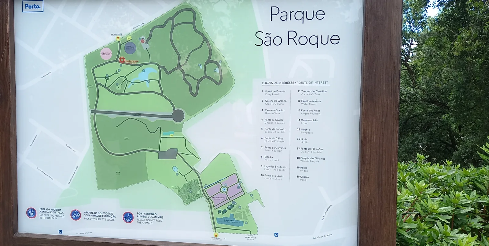 Interior at Parque de São Roque Porto — travel photo