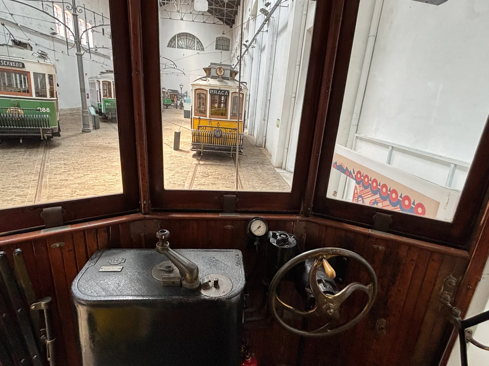 Atmosphere at Porto Tram Museum Porto — travel photo