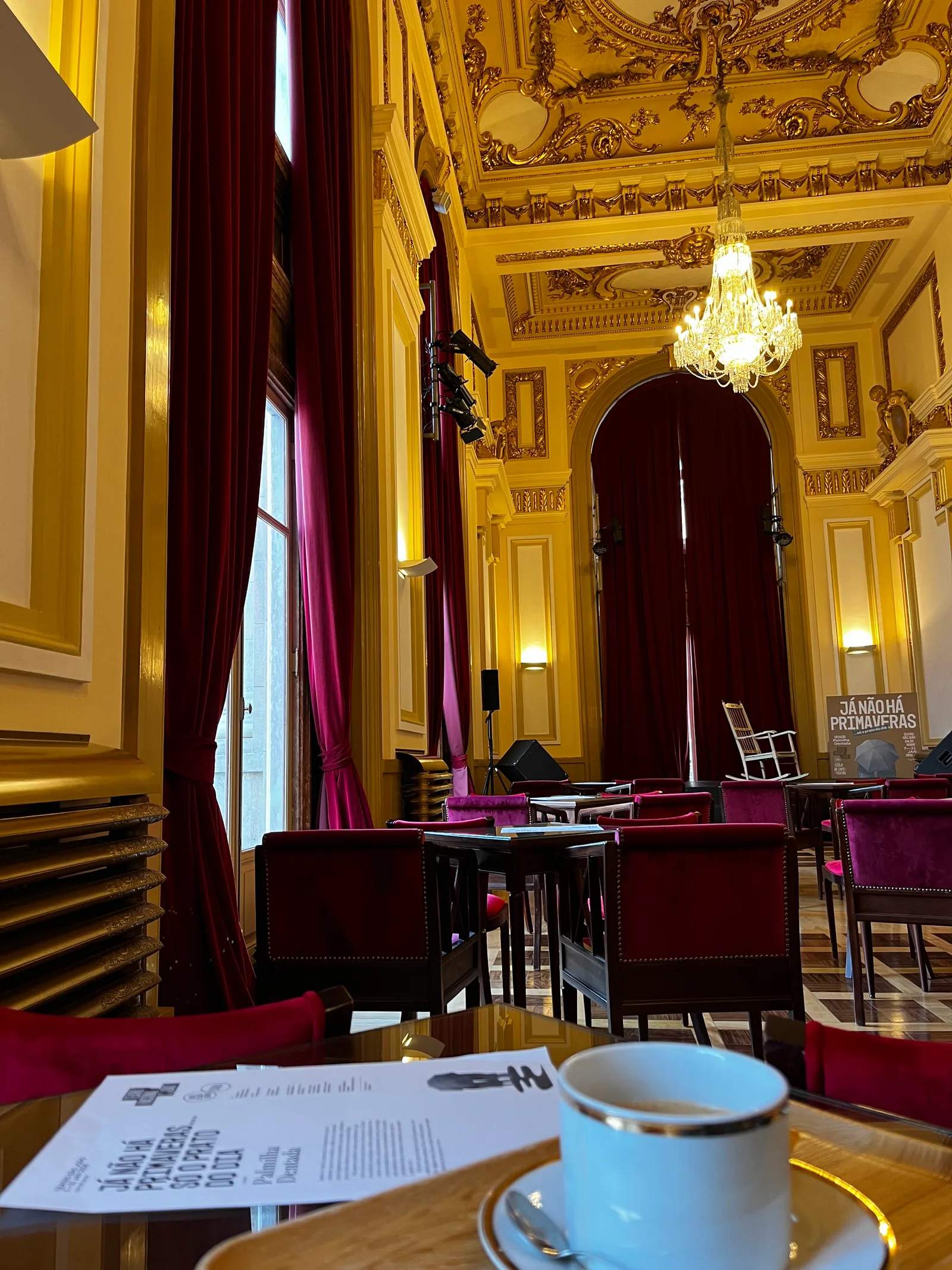 Atmosphere at São João National Theater Porto — travel photo