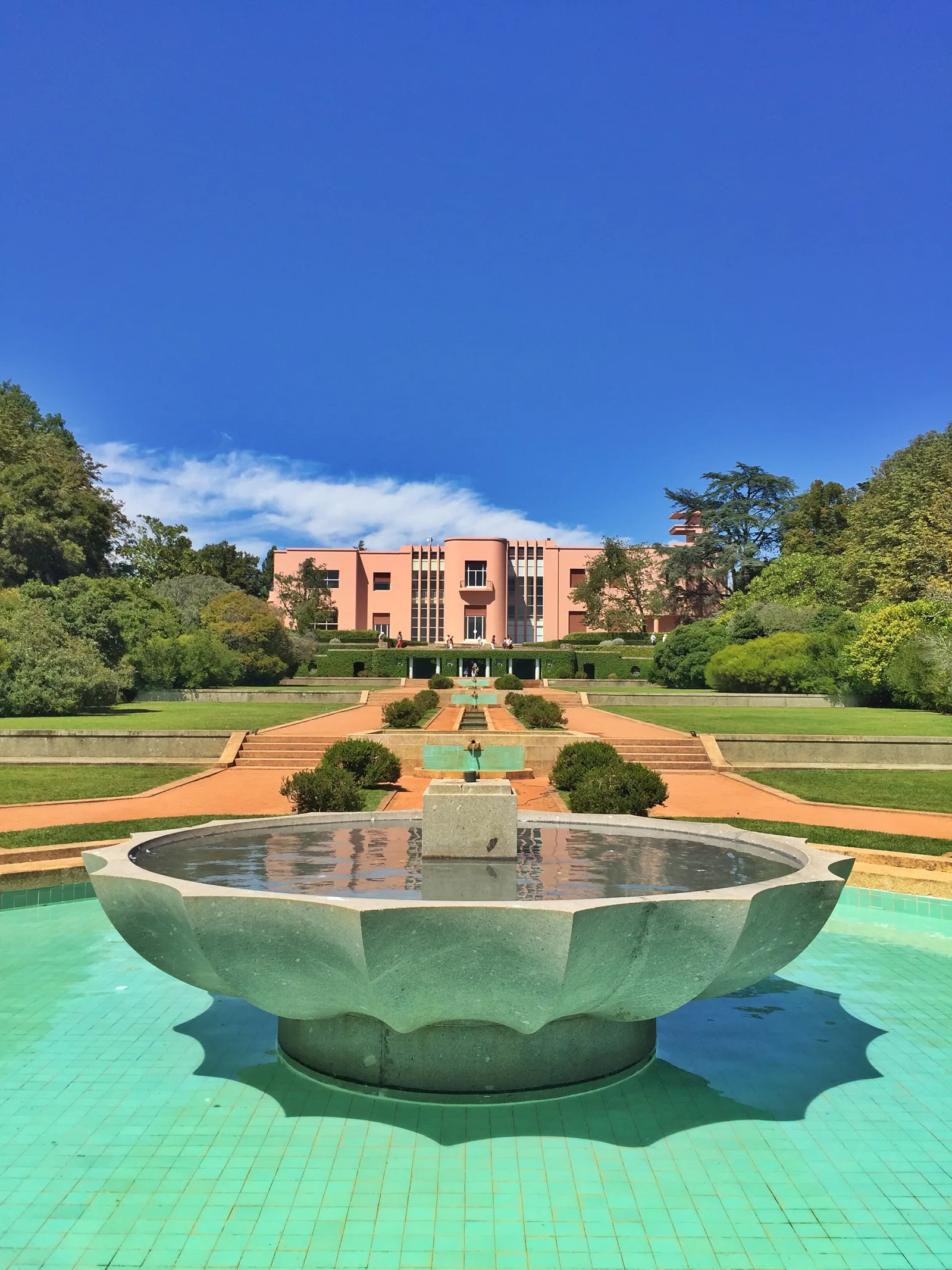 Interior at Serralves Museum of Contemporary Art Porto — travel photo